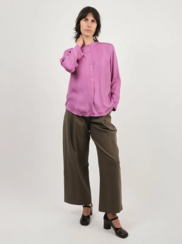 English Rose Perfect Henley Blouse sold by Frances May Houseline