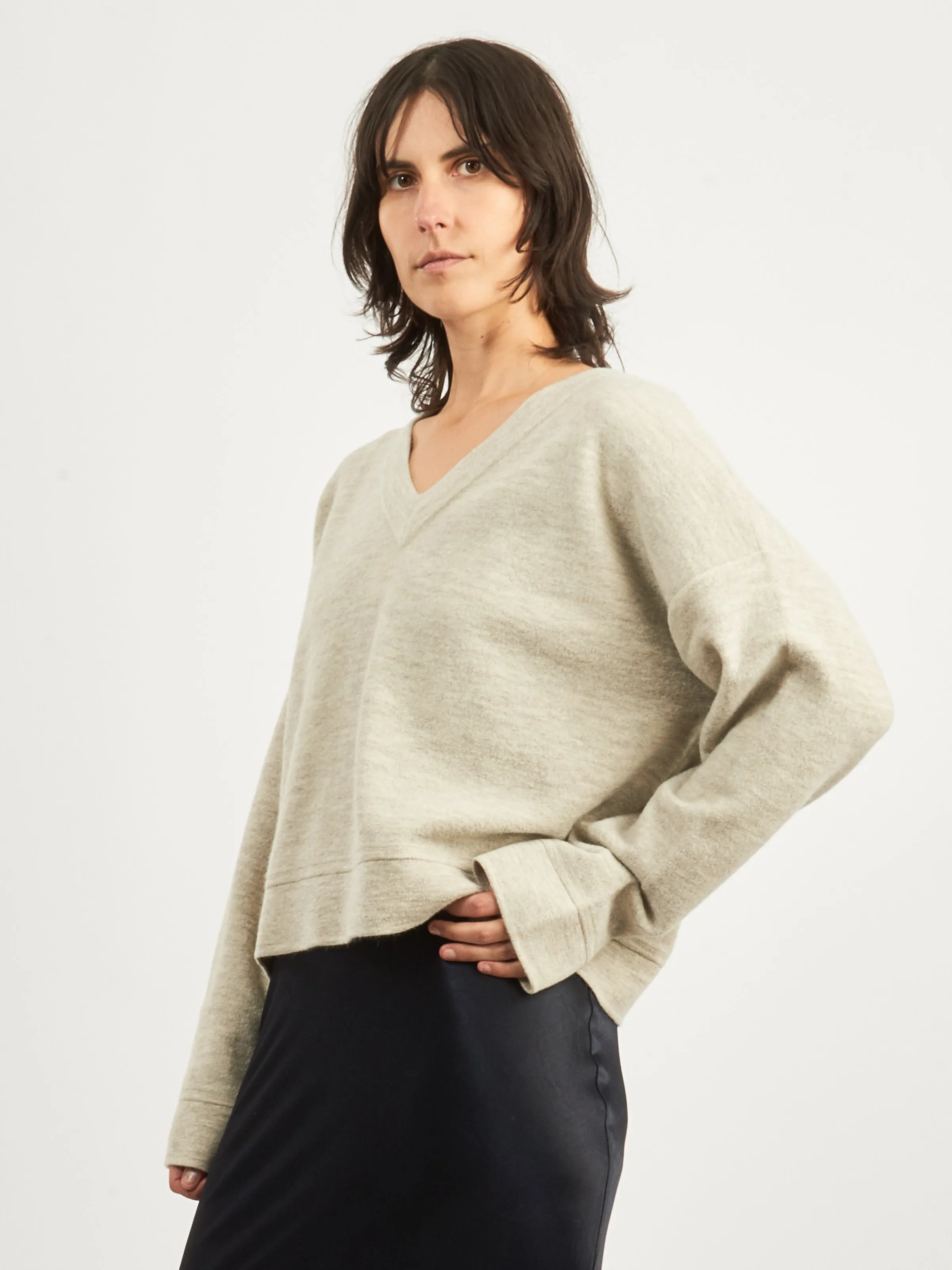 Carrara Wide V Neck sold by Frances May Houseline product image thumbnail 2