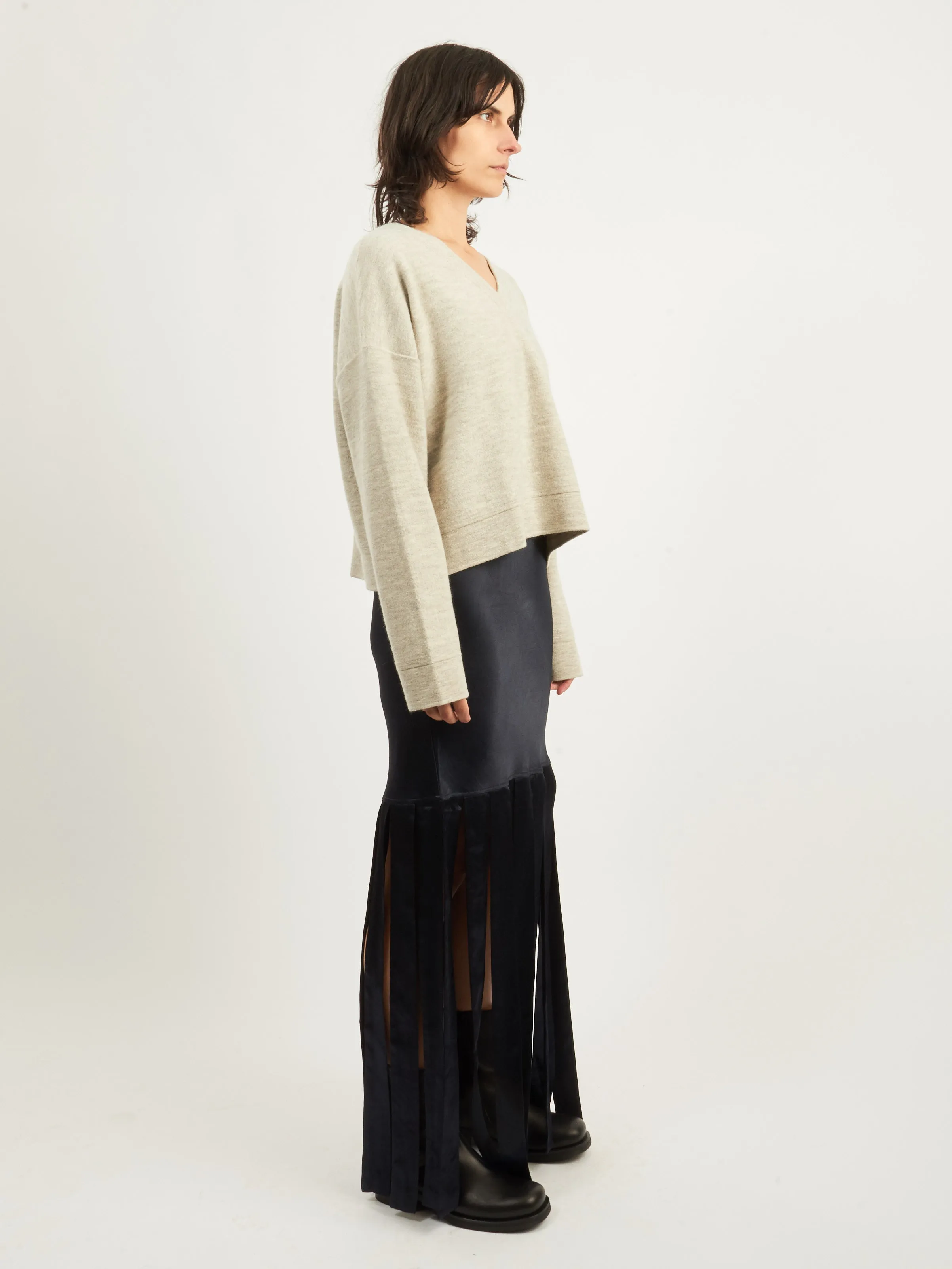 Carrara Wide V Neck sold by Frances May Houseline product image thumbnail 5