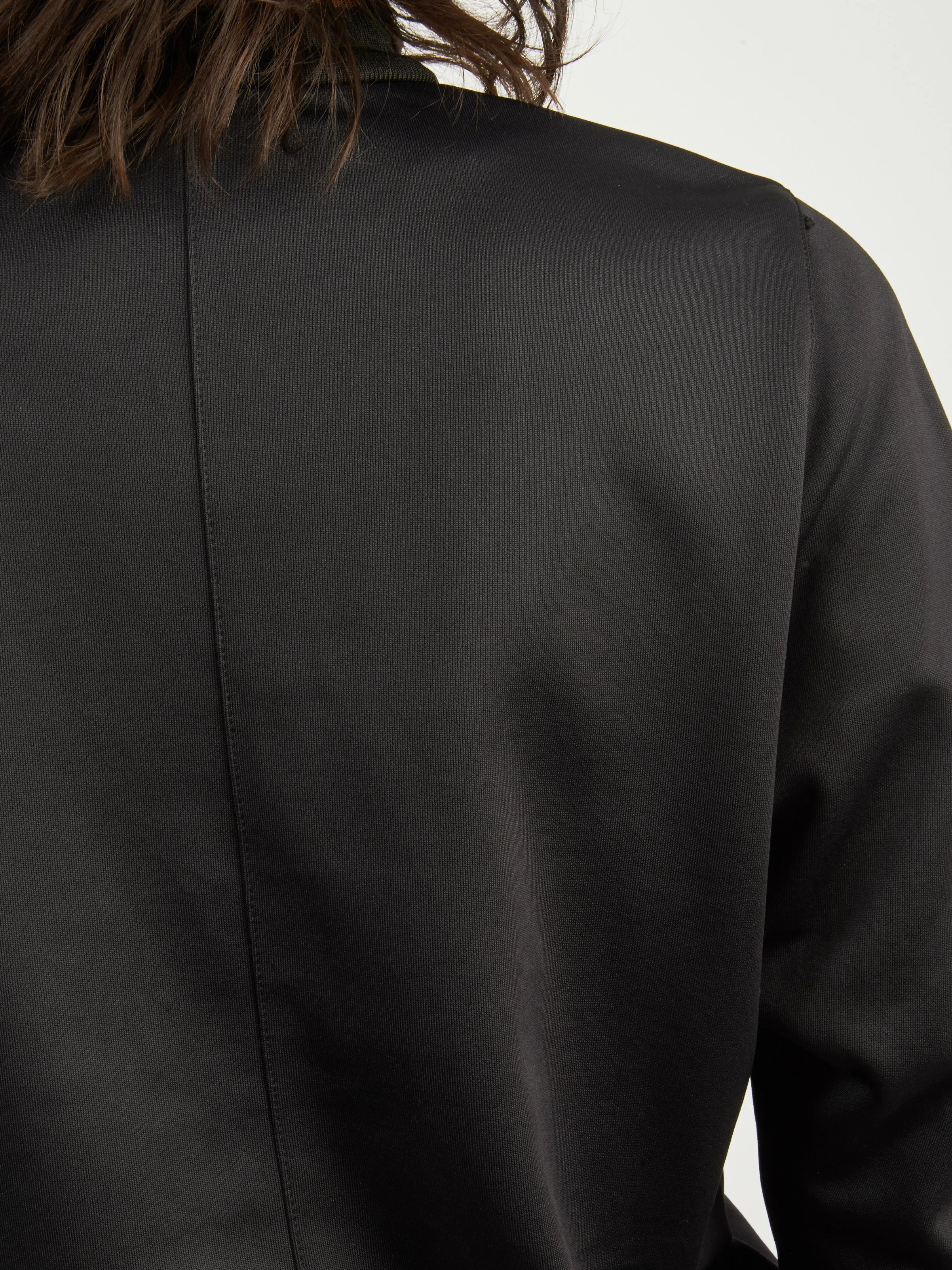 Black Active Knit Cropped Sweatshirt sold by Frances May Houseline product image thumbnail 5