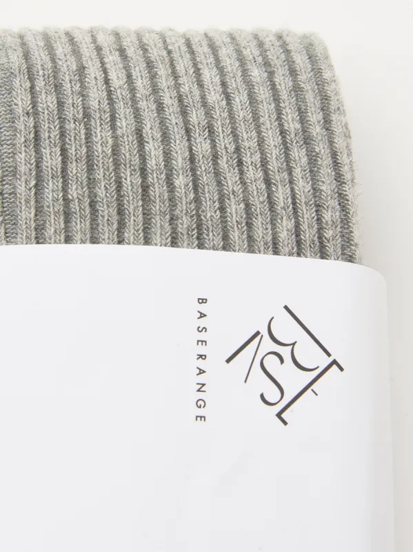 Grey Melange Overknee Socks sold by Frances May Houseline