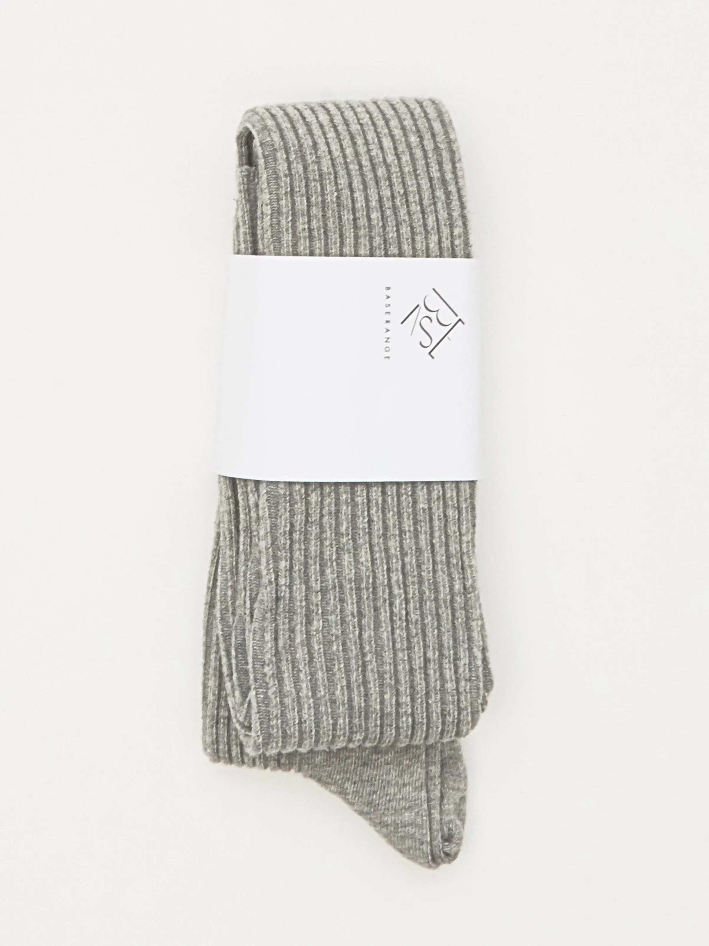 Grey Melange Overknee Socks sold by Frances May Houseline product image thumbnail 2