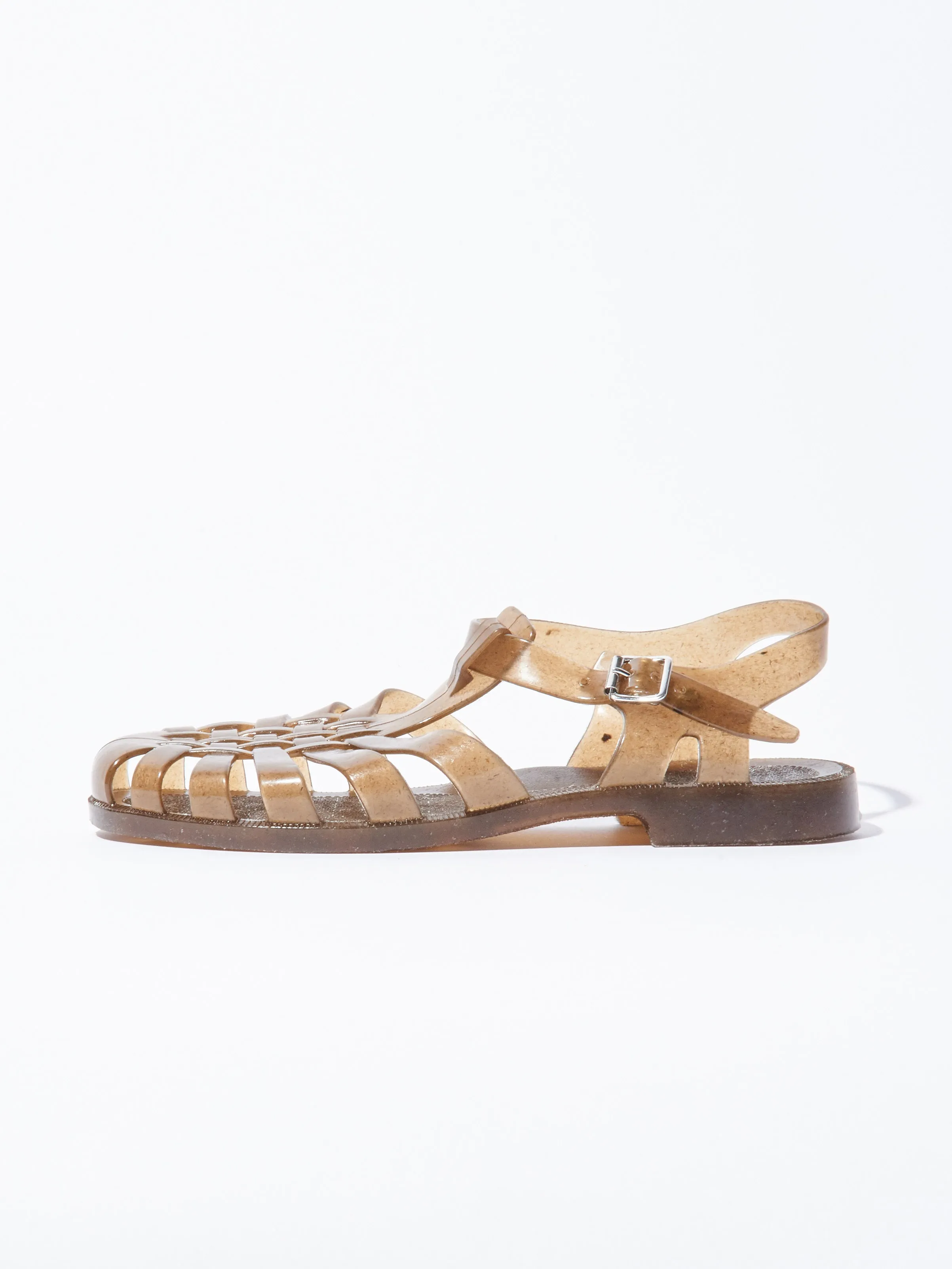 Sunchanvre Jelly Sandal sold by Frances May Houseline