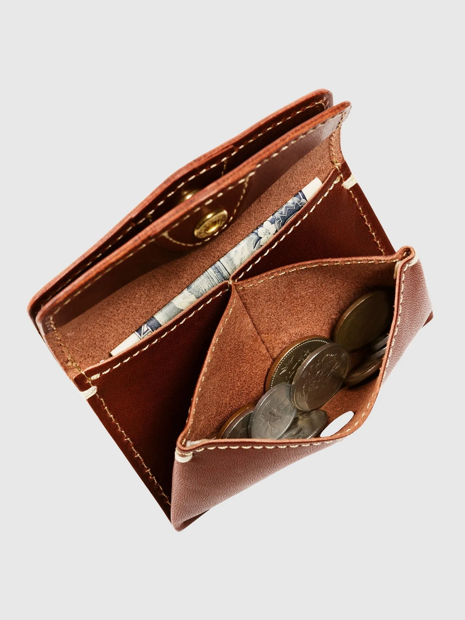 Brown Diario Twin Coin Case sold by Frances May Houseline product image thumbnail 4