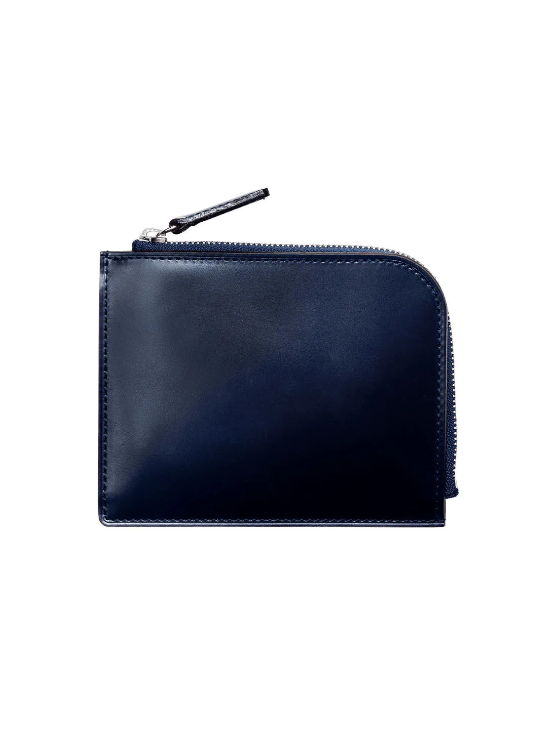 Navy Cordovan L Zip Wallet sold by Frances May Houseline product image thumbnail 2