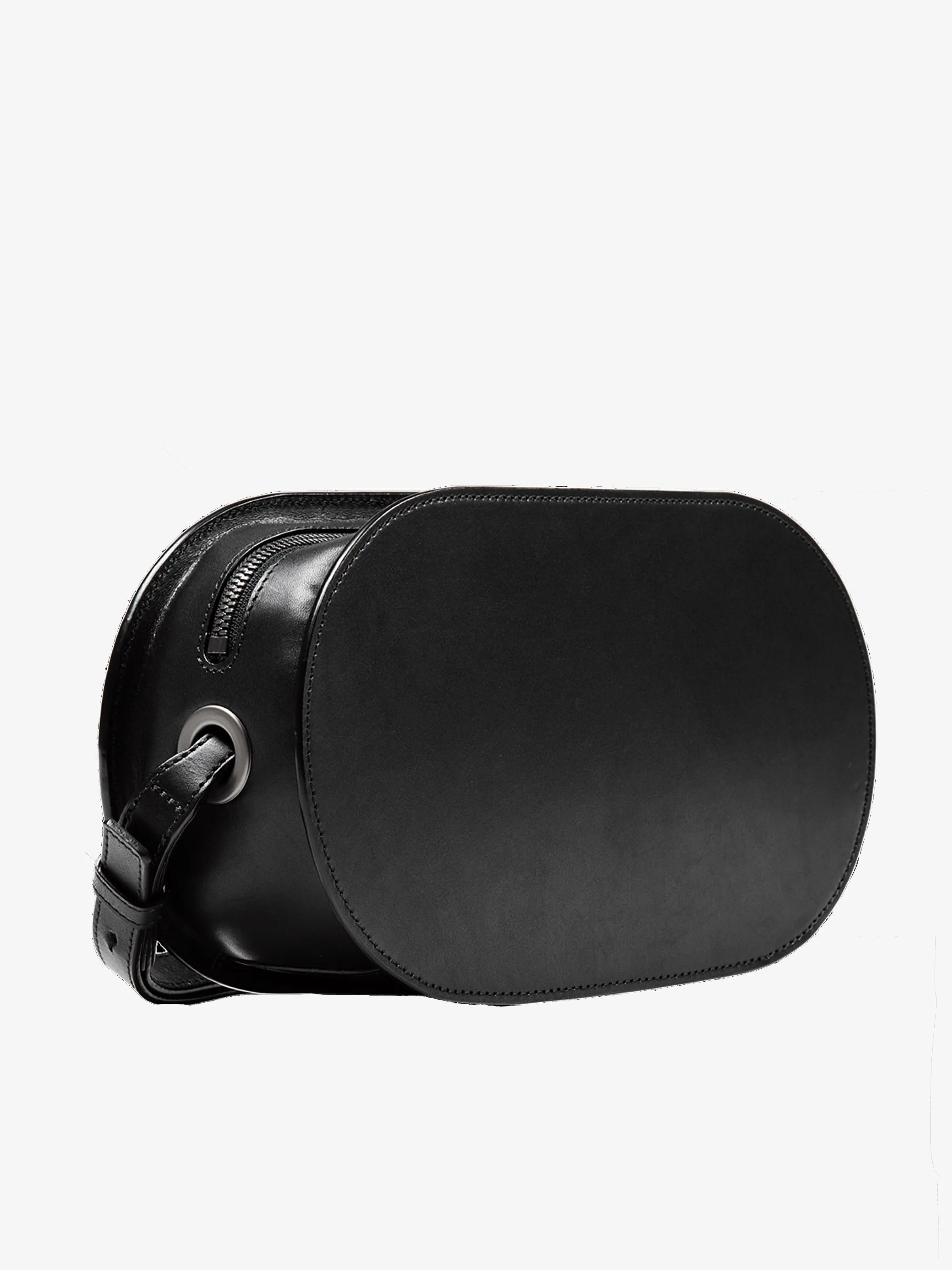 Black Nume Oval Shoulder Bag sold by Frances May Houseline