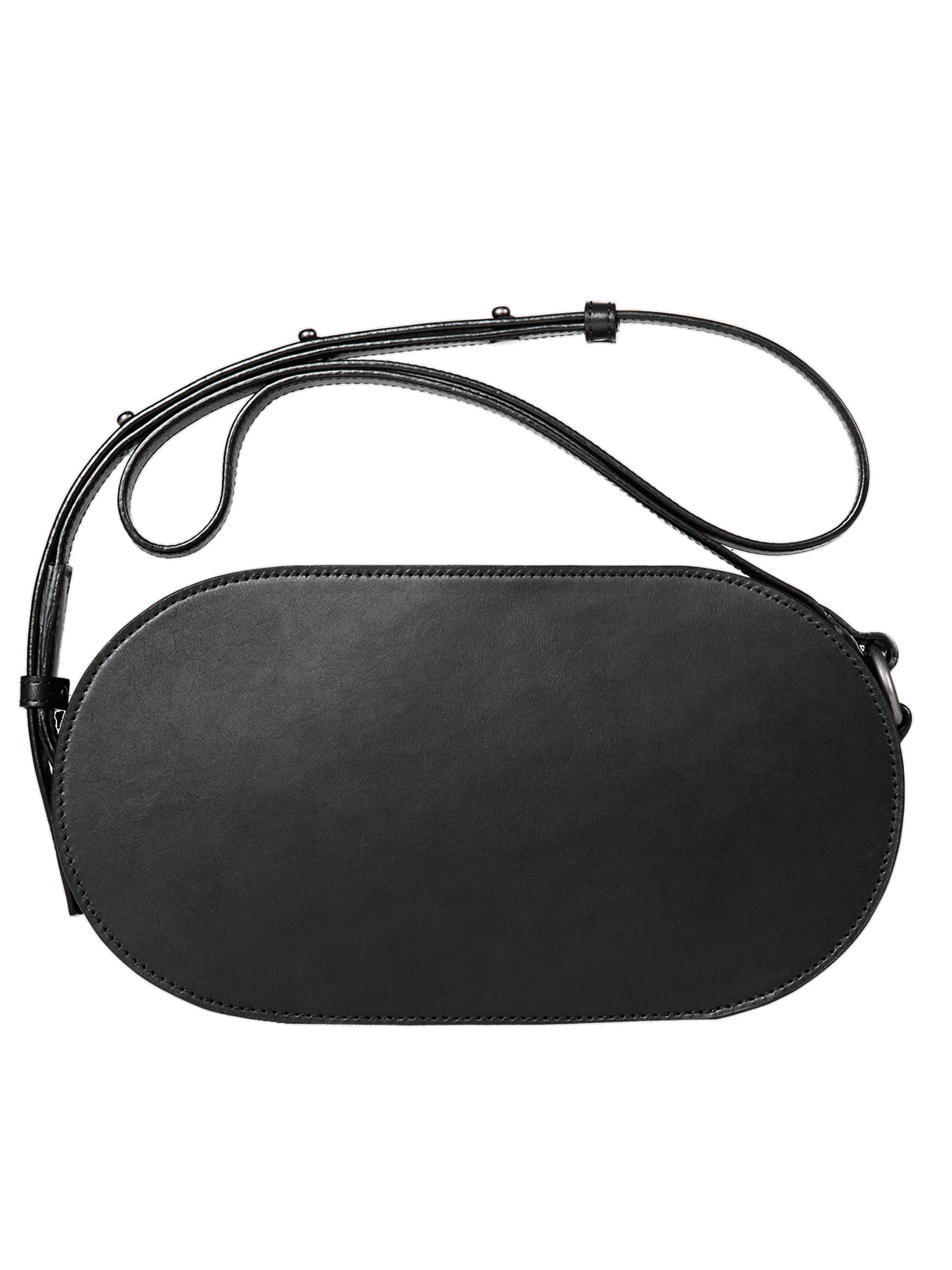 Black Nume Oval Shoulder Bag sold by Frances May Houseline product image thumbnail 2