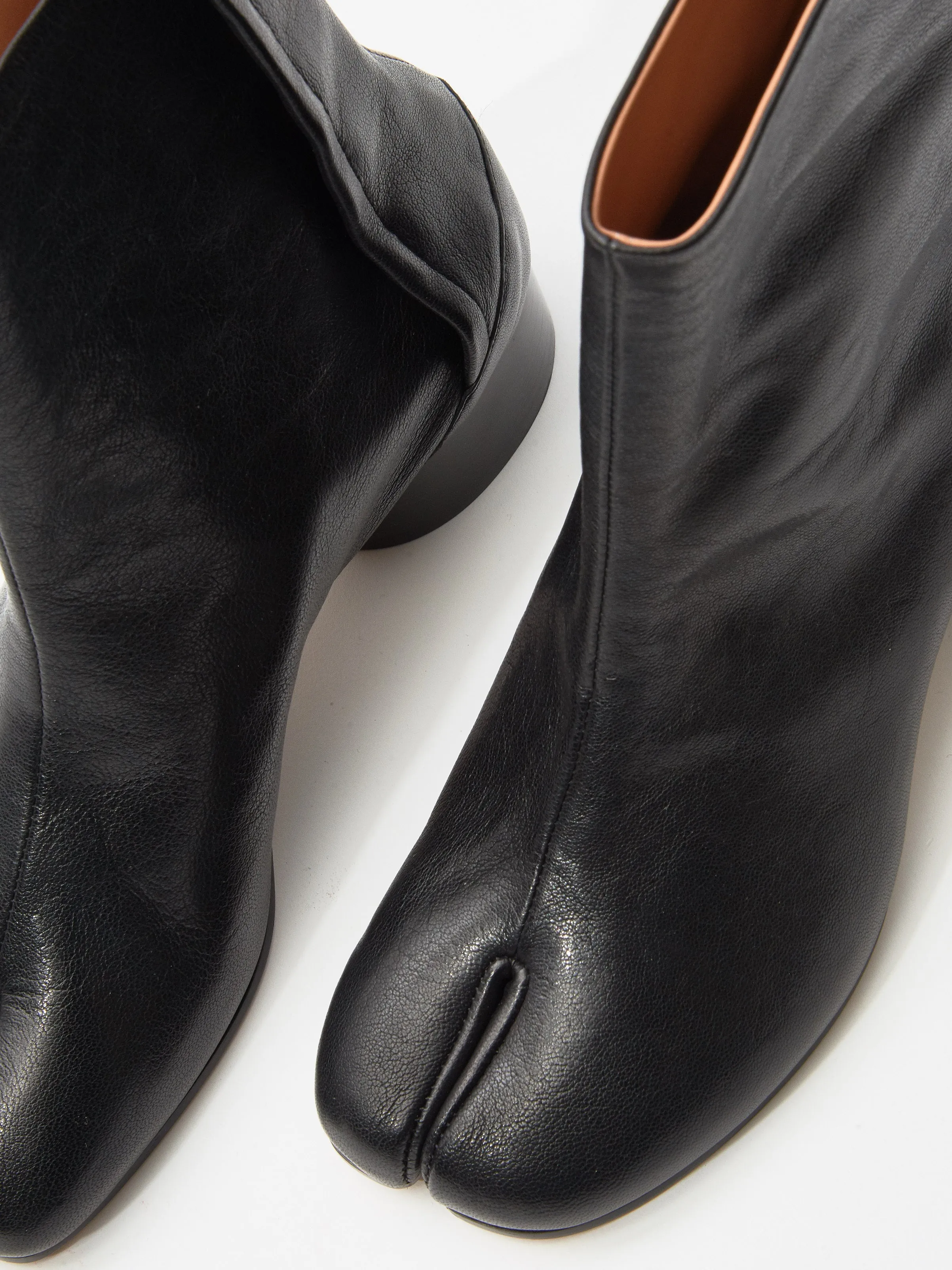 Black Low-Heel Tabi Boots sold by Frances May Houseline product image thumbnail 3