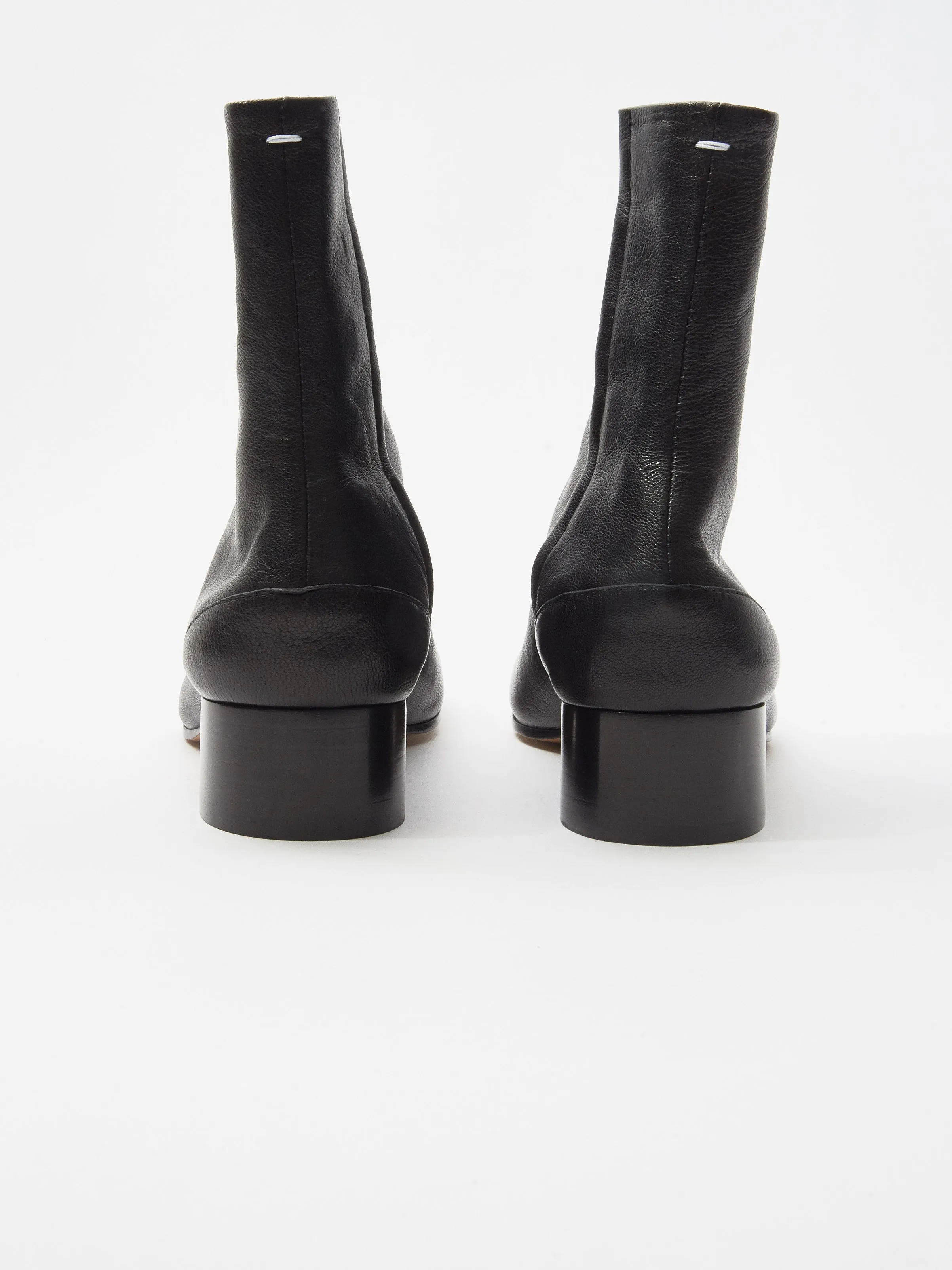 Black Low-Heel Tabi Boots sold by Frances May Houseline product image thumbnail 5