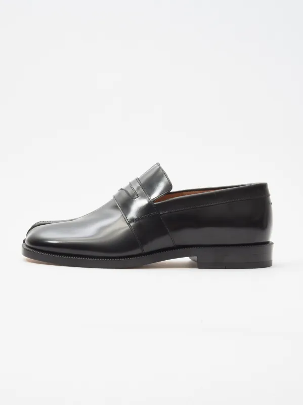 Black Tabi Loafers sold by Frances May Houseline