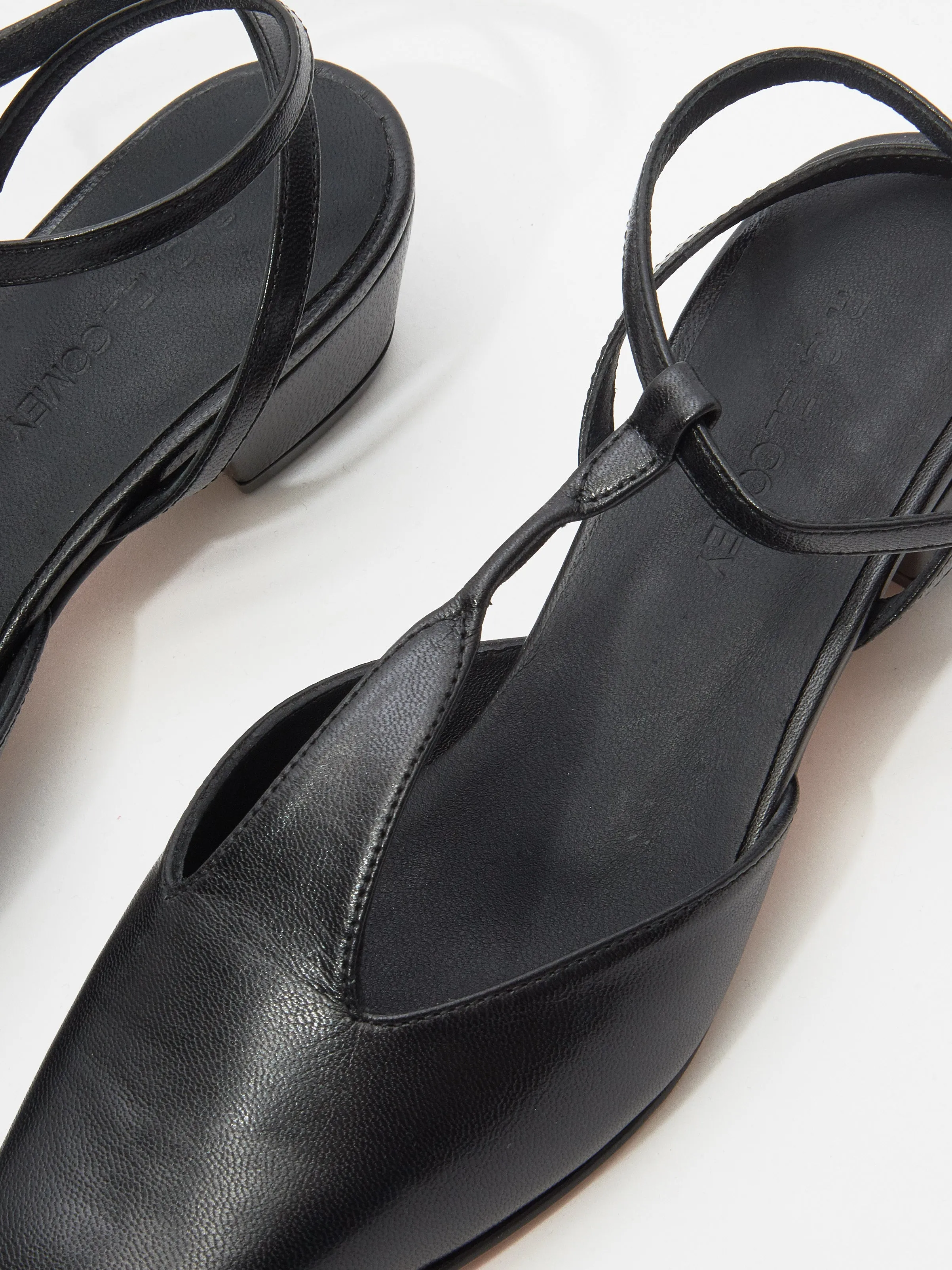 Black Shock Heel sold by Frances May Houseline product image thumbnail 3