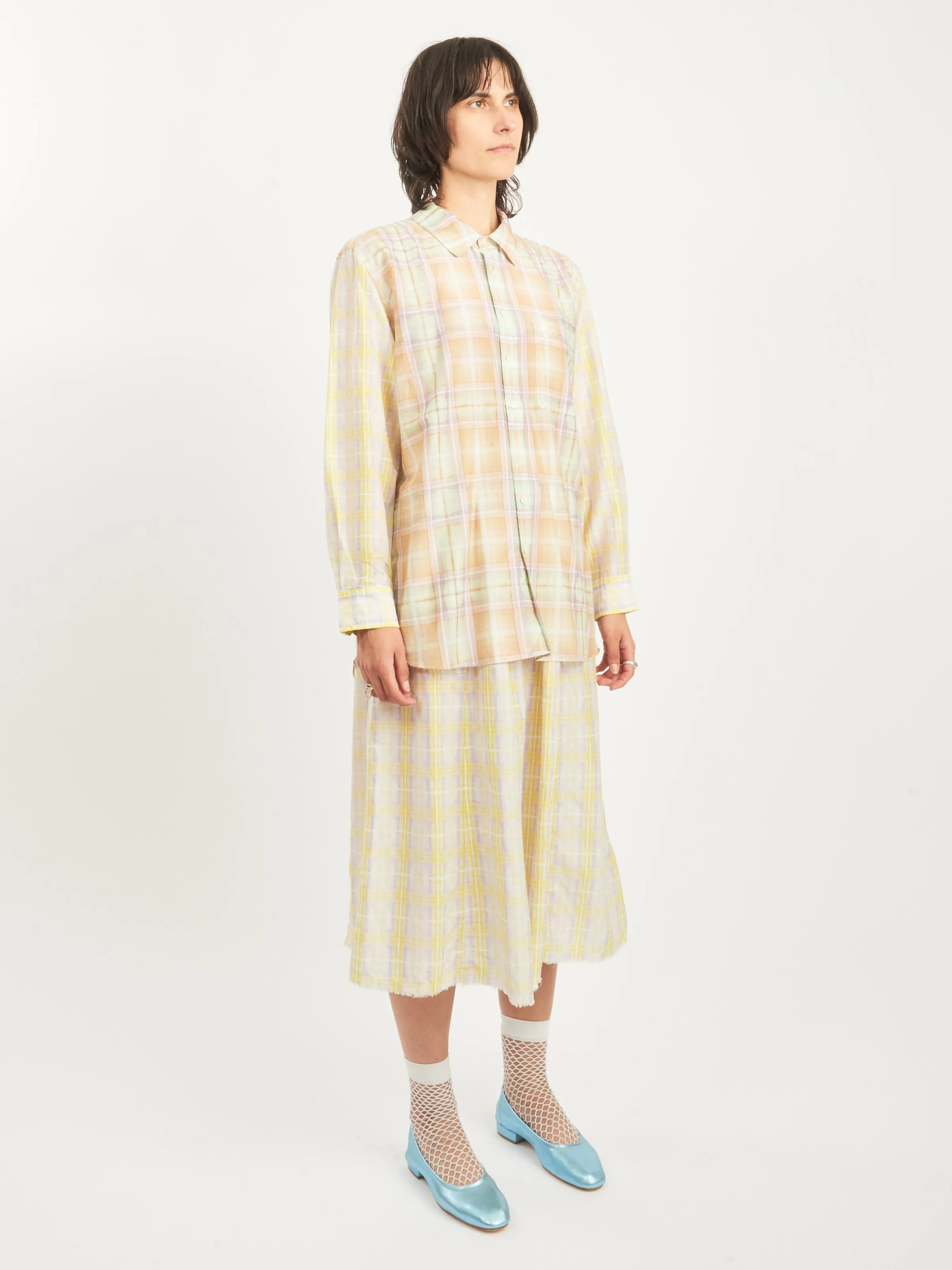 Tacao Plaid Bronson Shirt sold by Frances May Houseline product image thumbnail 5