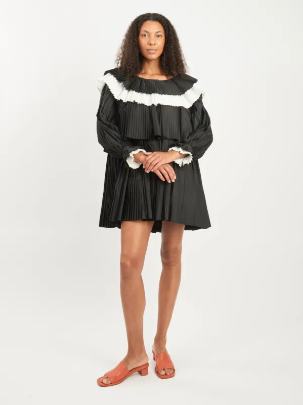 White/Black Brunch Dress sold by Frances May Houseline