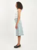 Pale Grey Melange Classic Rib Tank sold by Frances May Houseline