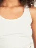 Pale Grey Melange Classic Rib Tank sold by Frances May Houseline