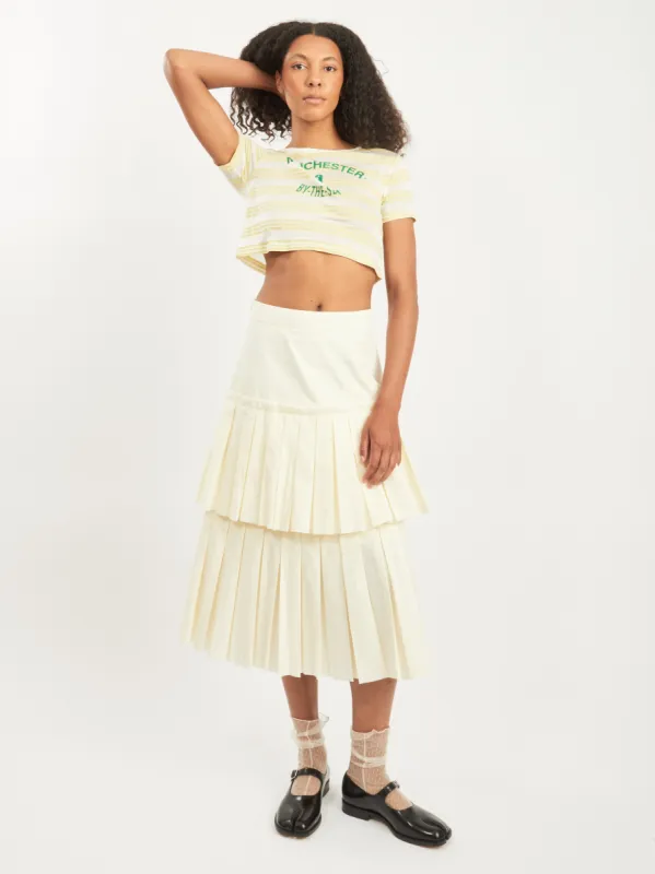 Multi Morris Stripe Tee sold by Frances May Houseline