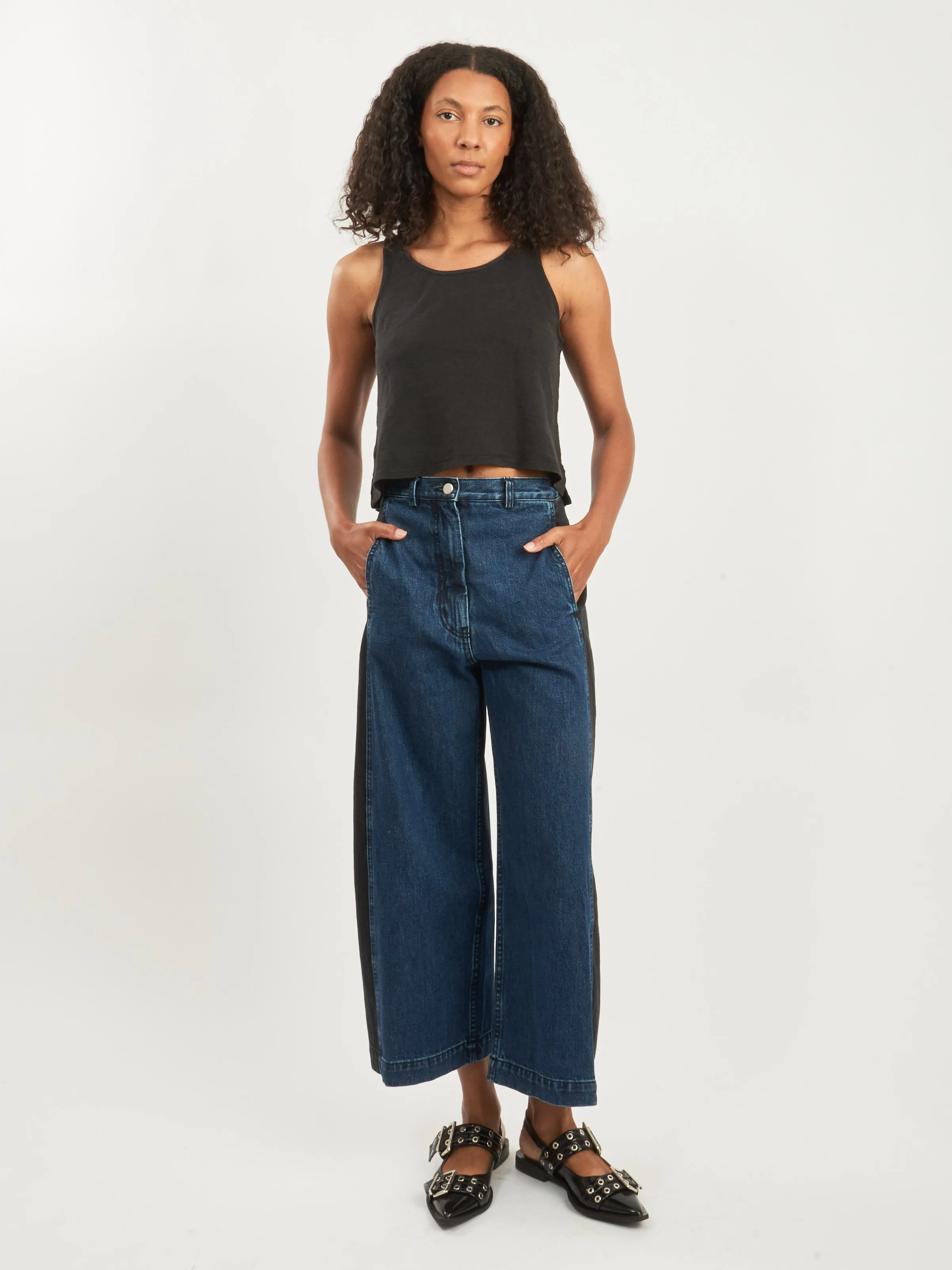 Black Sophie Tank sold by Frances May Houseline