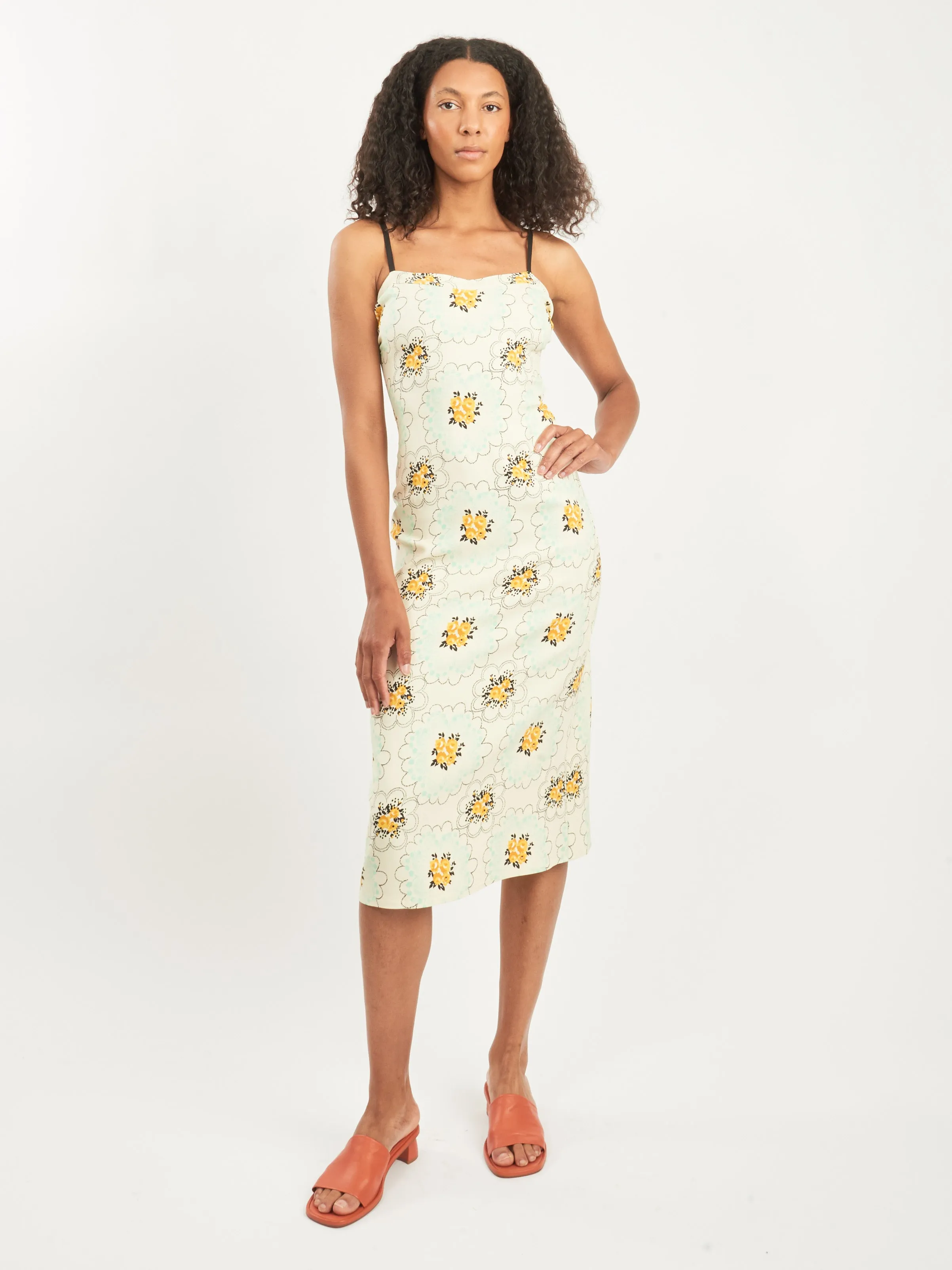 Cream Noris Dress sold by Frances May Houseline