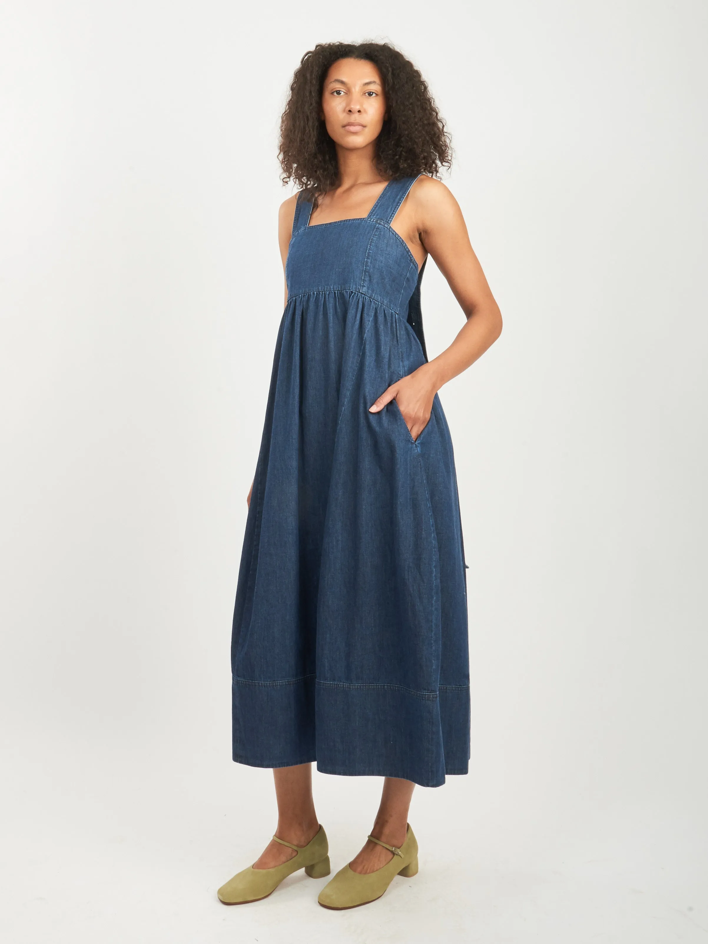 Light Weight Stone Wash Sculpted Dress sold by Frances May Houseline product image thumbnail 2