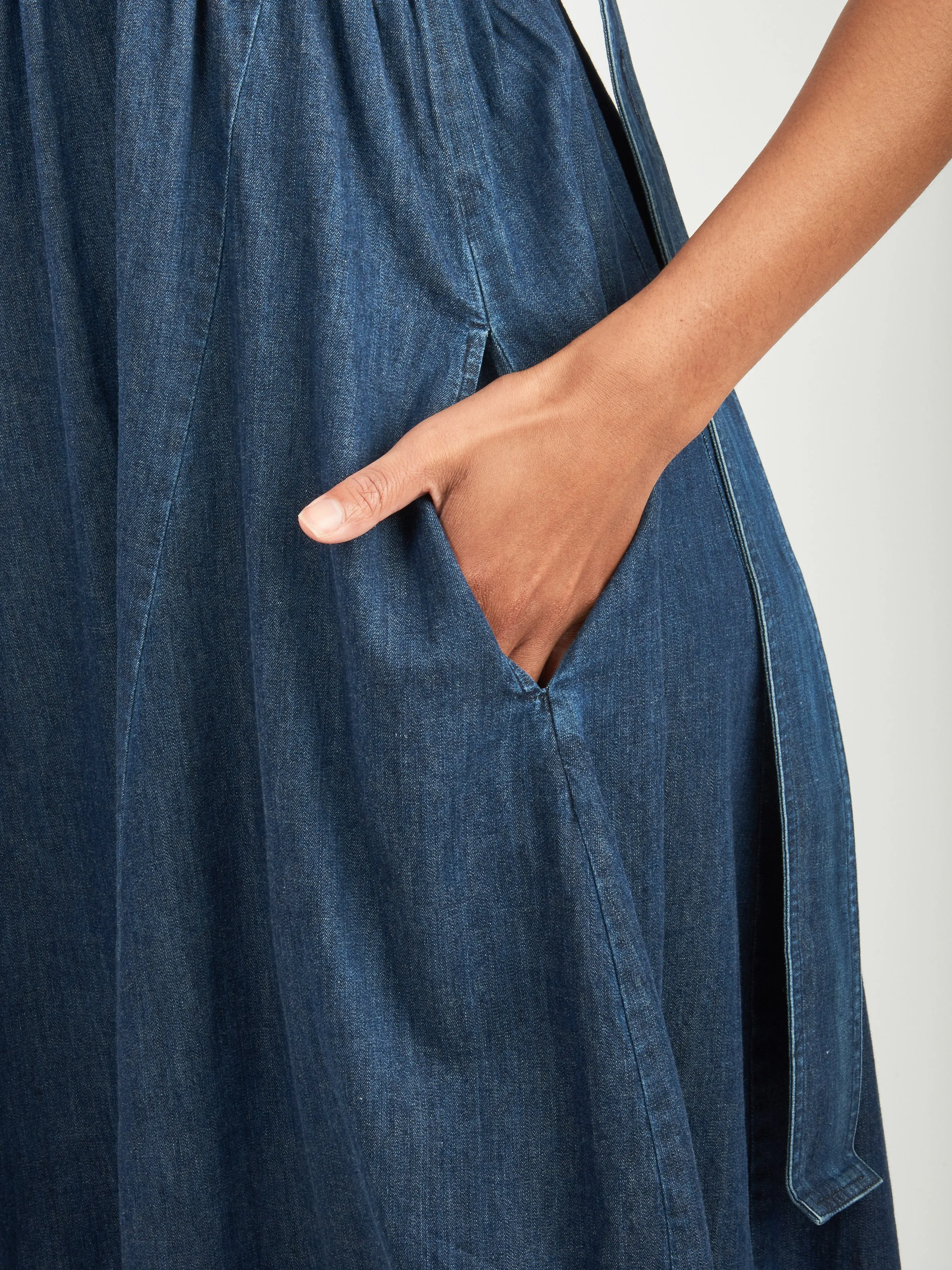 Light Weight Stone Wash Sculpted Dress sold by Frances May Houseline product image thumbnail 5