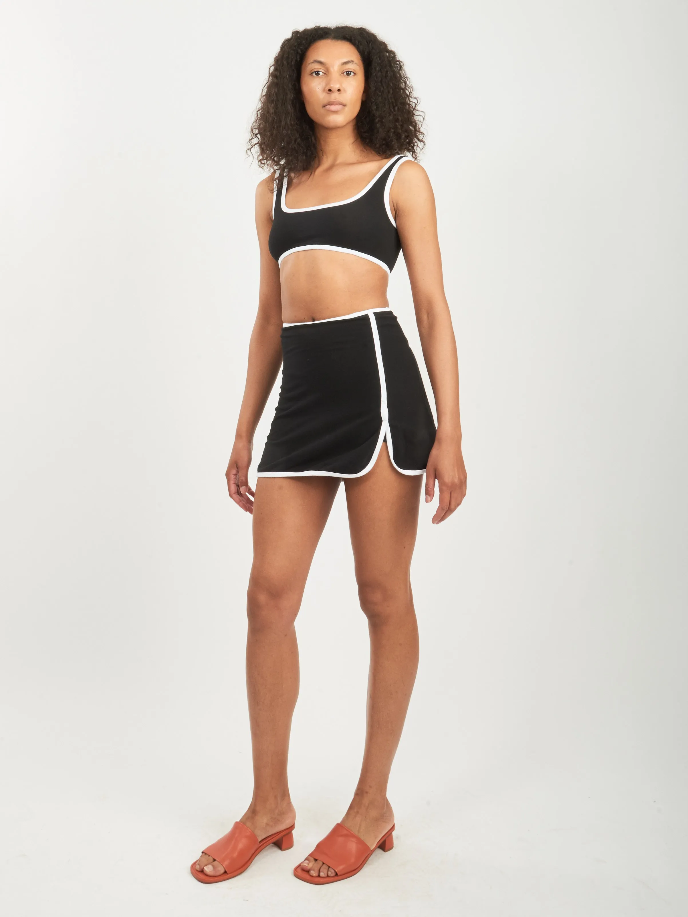 Black/White Jess Contrast Bralette sold by Frances May Houseline product image thumbnail 5