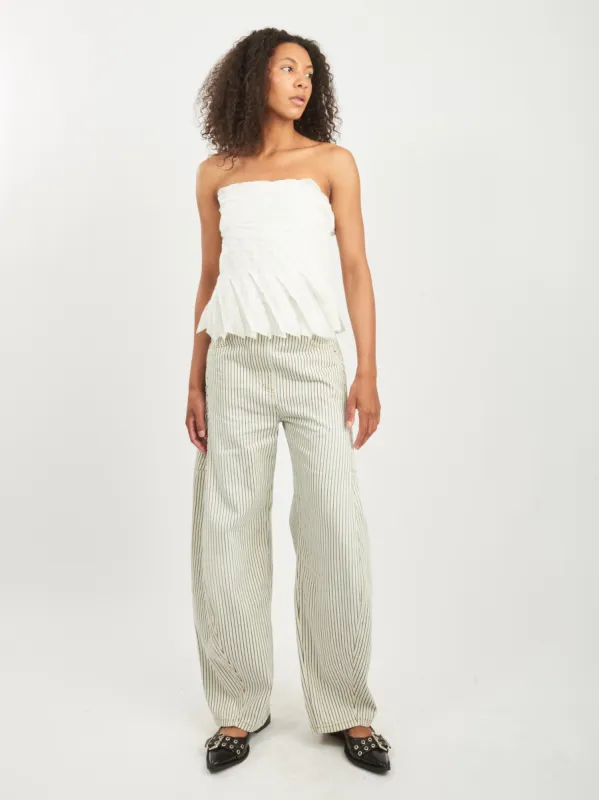 White Penny Top sold by Frances May Houseline