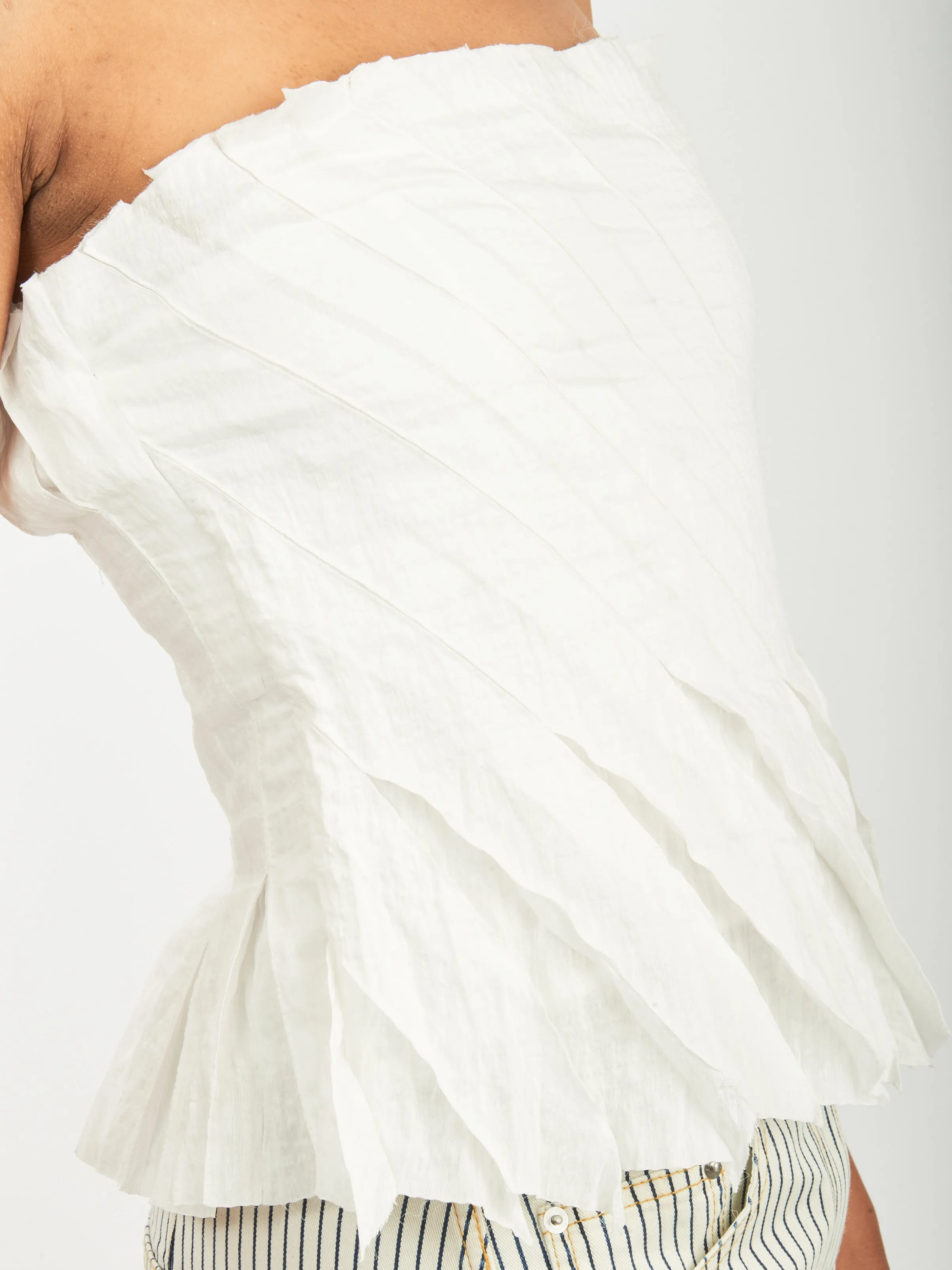 White Penny Top sold by Frances May Houseline product image thumbnail 3