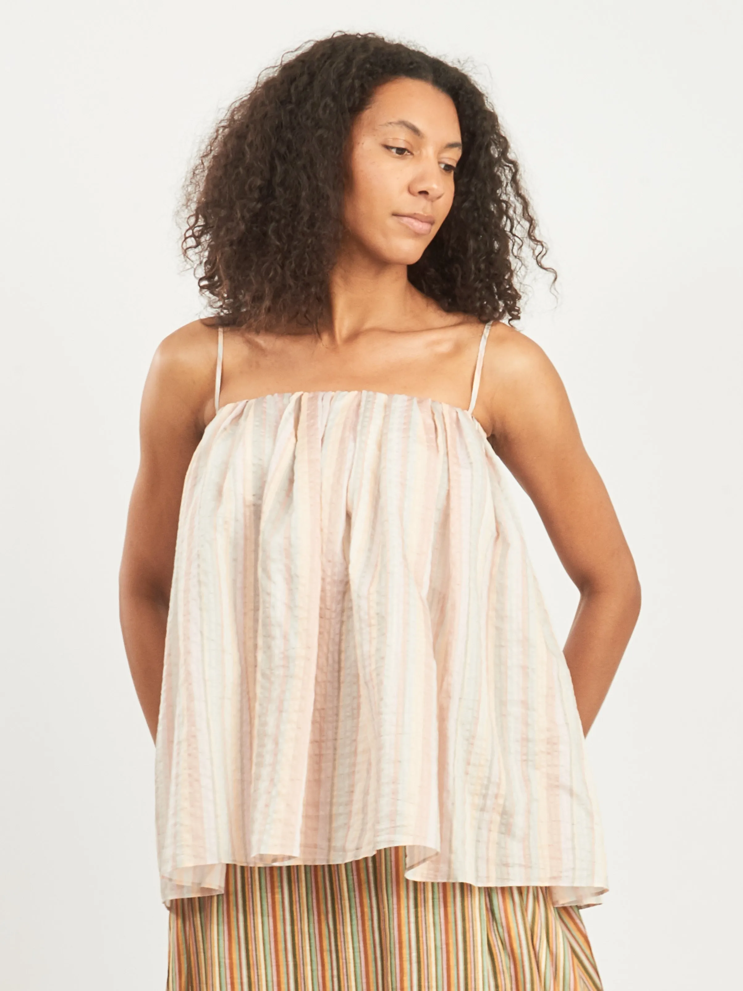 Pink/Green Fanny Top sold by Frances May Houseline product image thumbnail 2