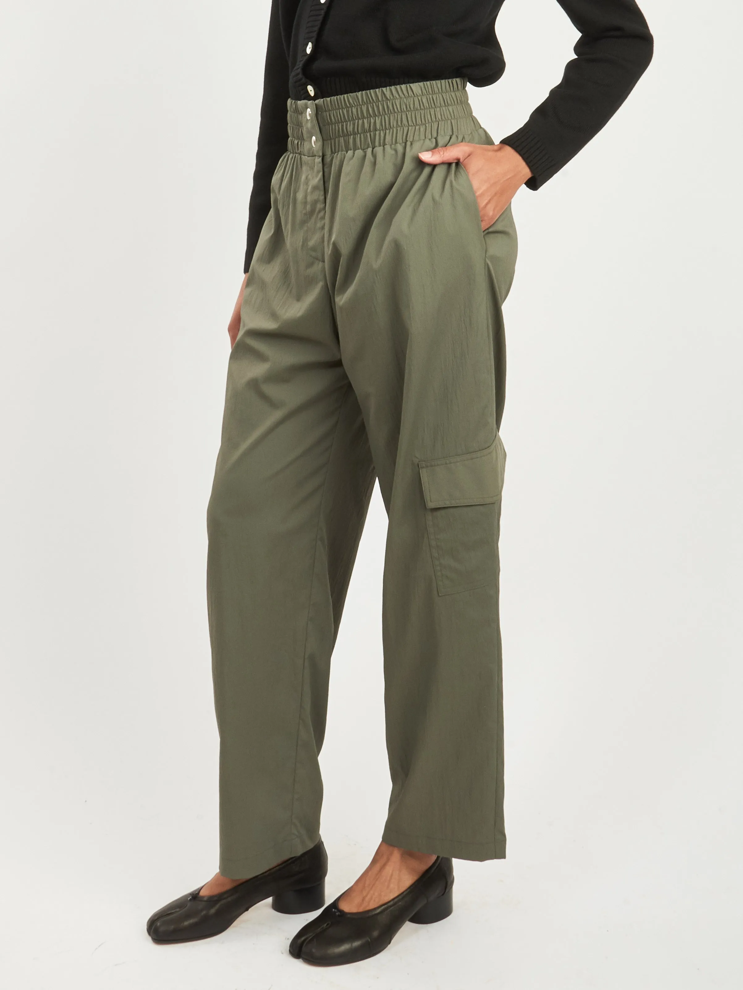Olive Cargo Pants sold by Frances May Houseline product image thumbnail 2