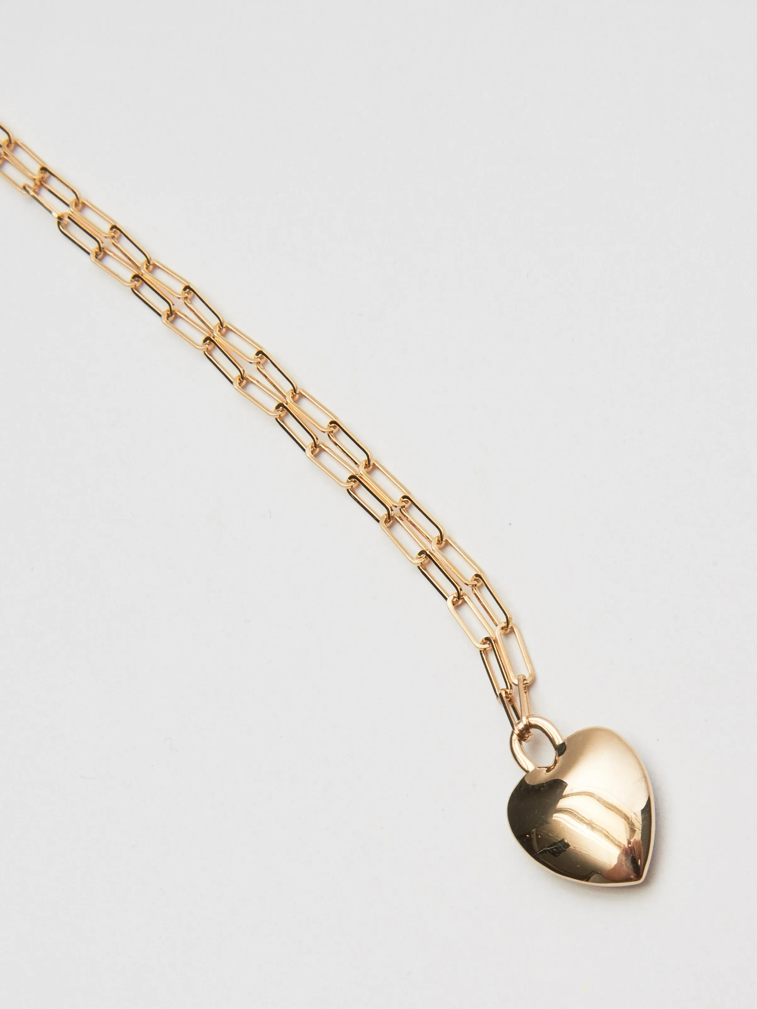 Blue P Enamel Heart Initial Pendant sold by Frances May Houseline product image thumbnail 3