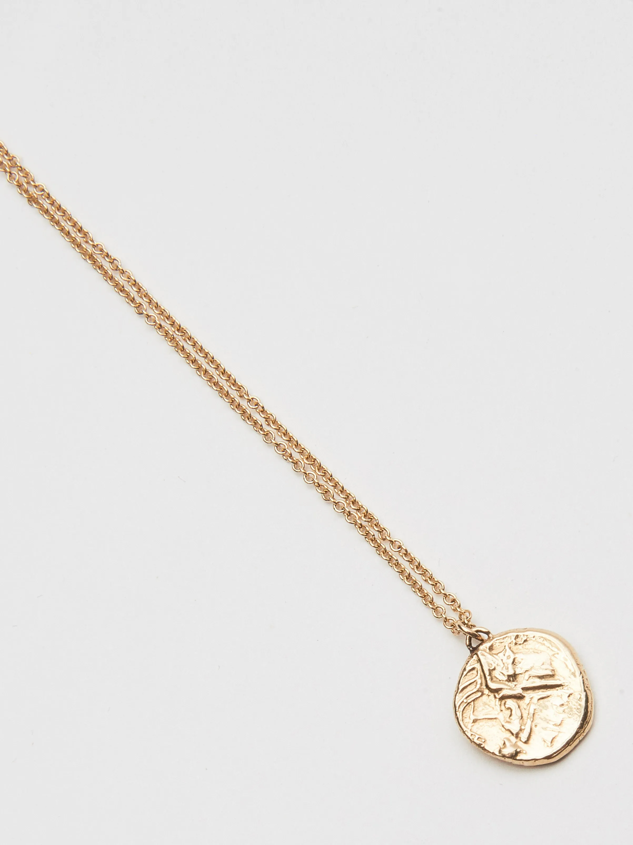 Athena Greek Coin Pendant sold by Frances May Houseline