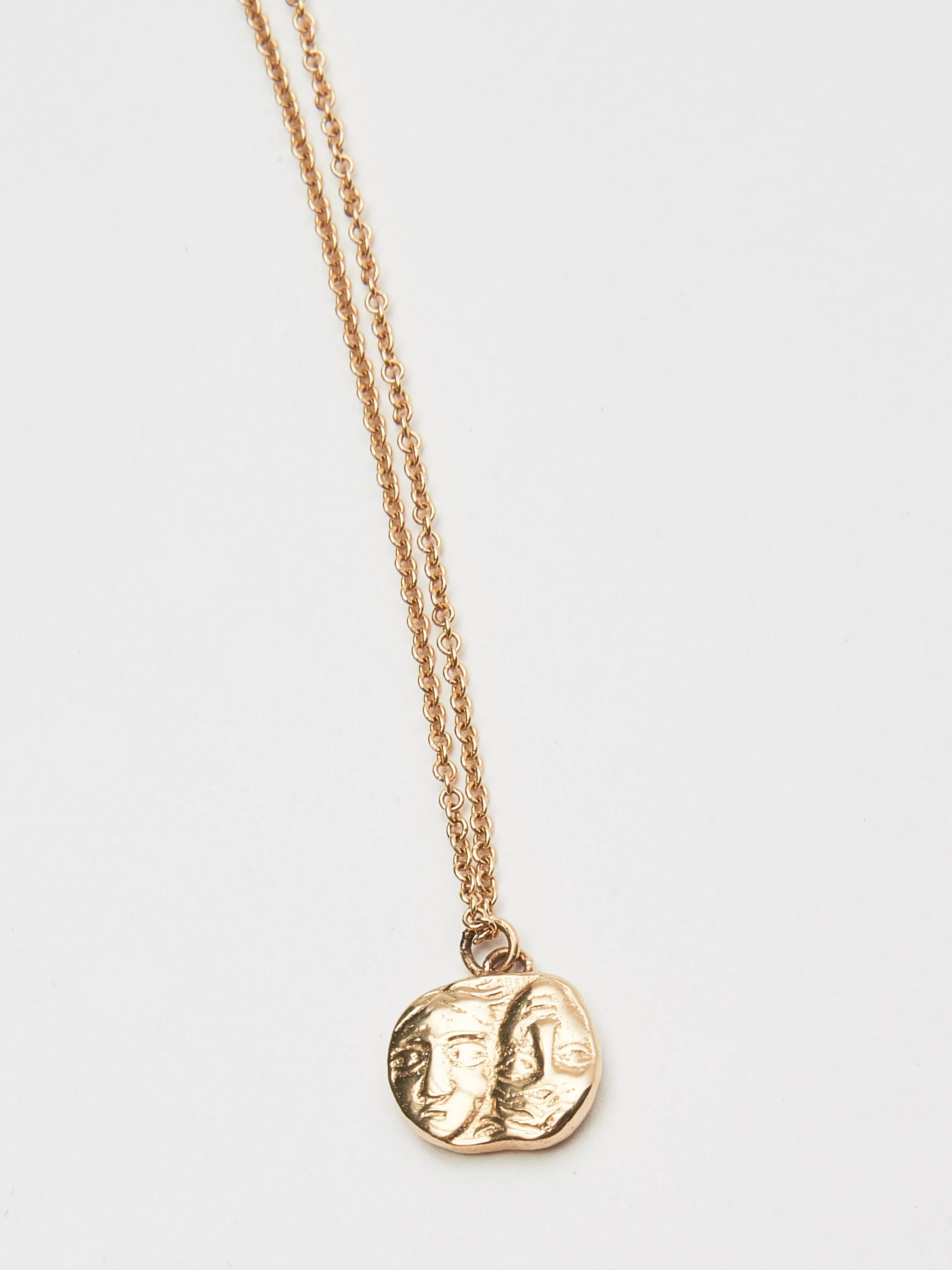 Gemini Greek Coin Pendant sold by Frances May Houseline product image thumbnail 2