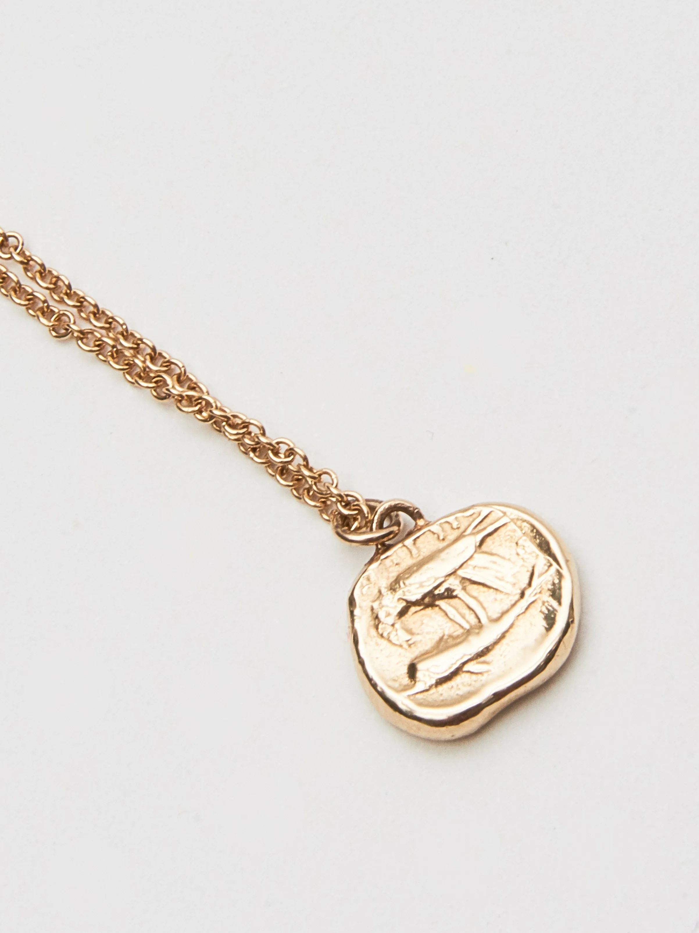 Gemini Greek Coin Pendant sold by Frances May Houseline product image thumbnail 3