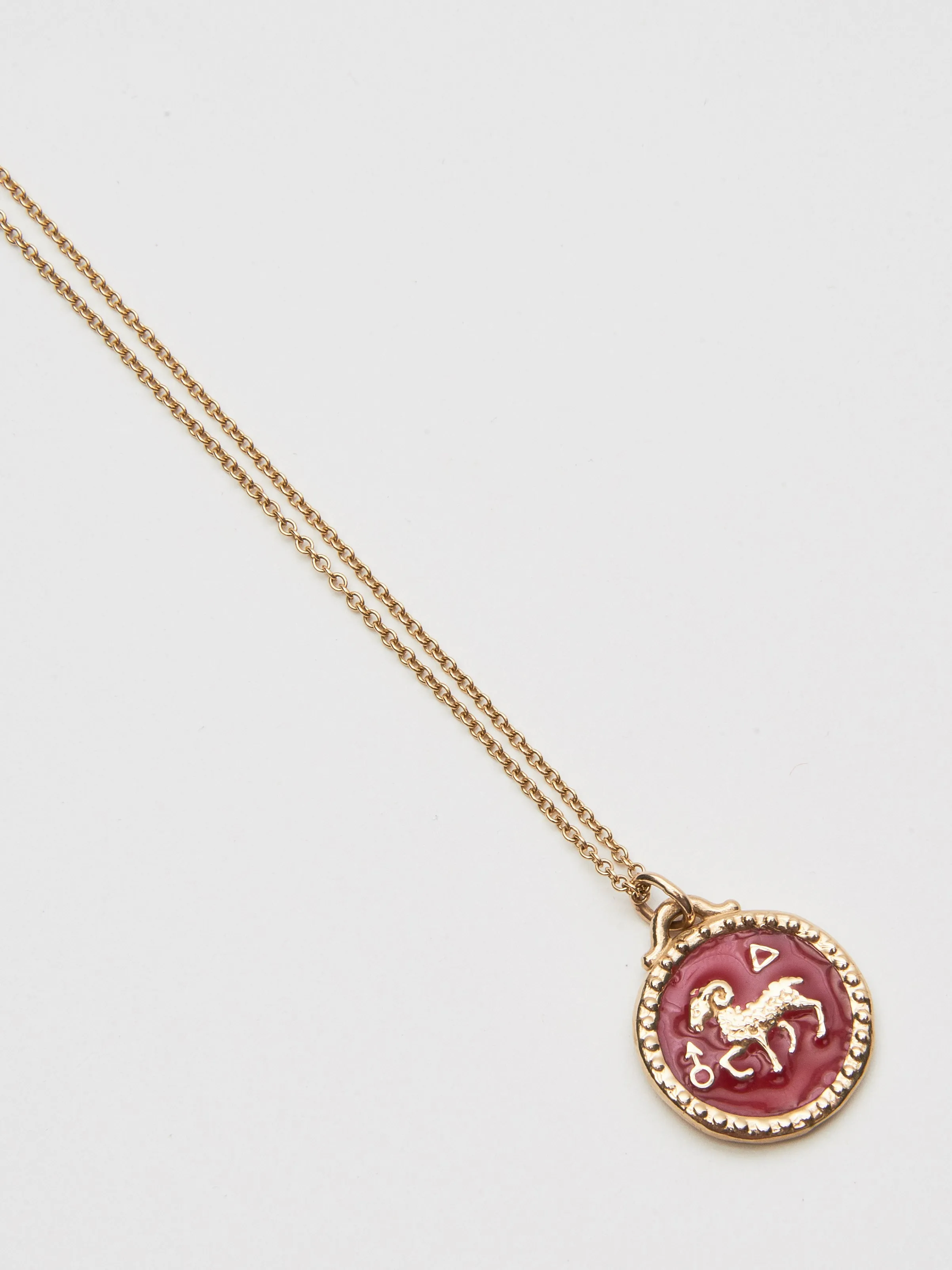 Aries Pendant - Red Enamel sold by Frances May Houseline product image thumbnail 2