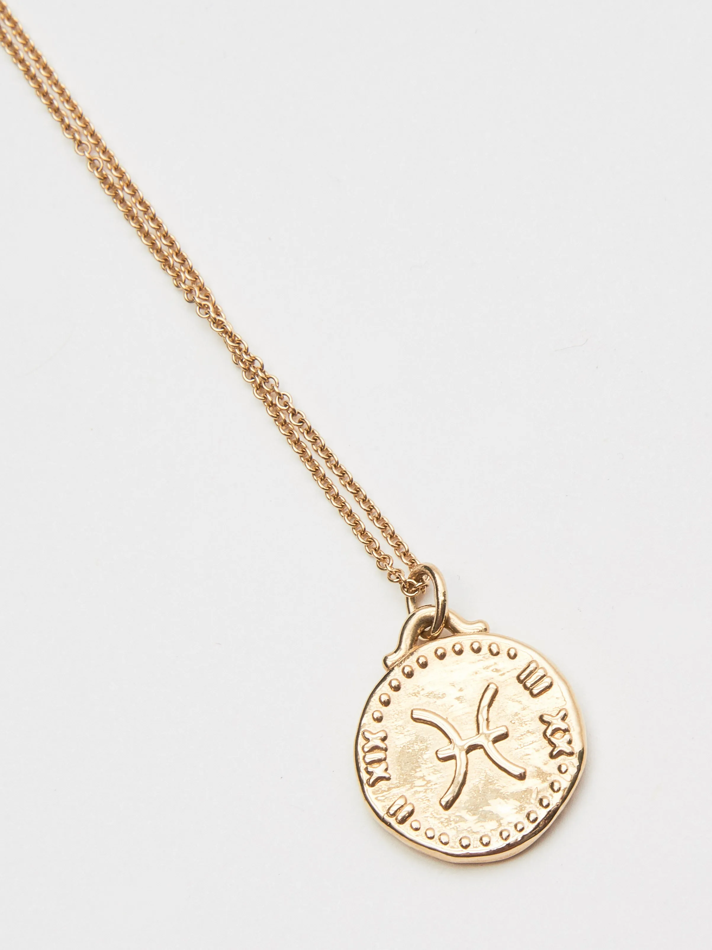 Pisces Pendant - Blue Enamel sold by Frances May Houseline