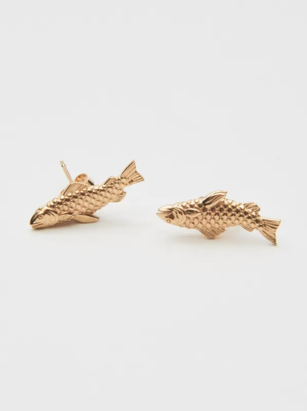 Les Petits Poissons Earrings sold by Frances May Houseline
