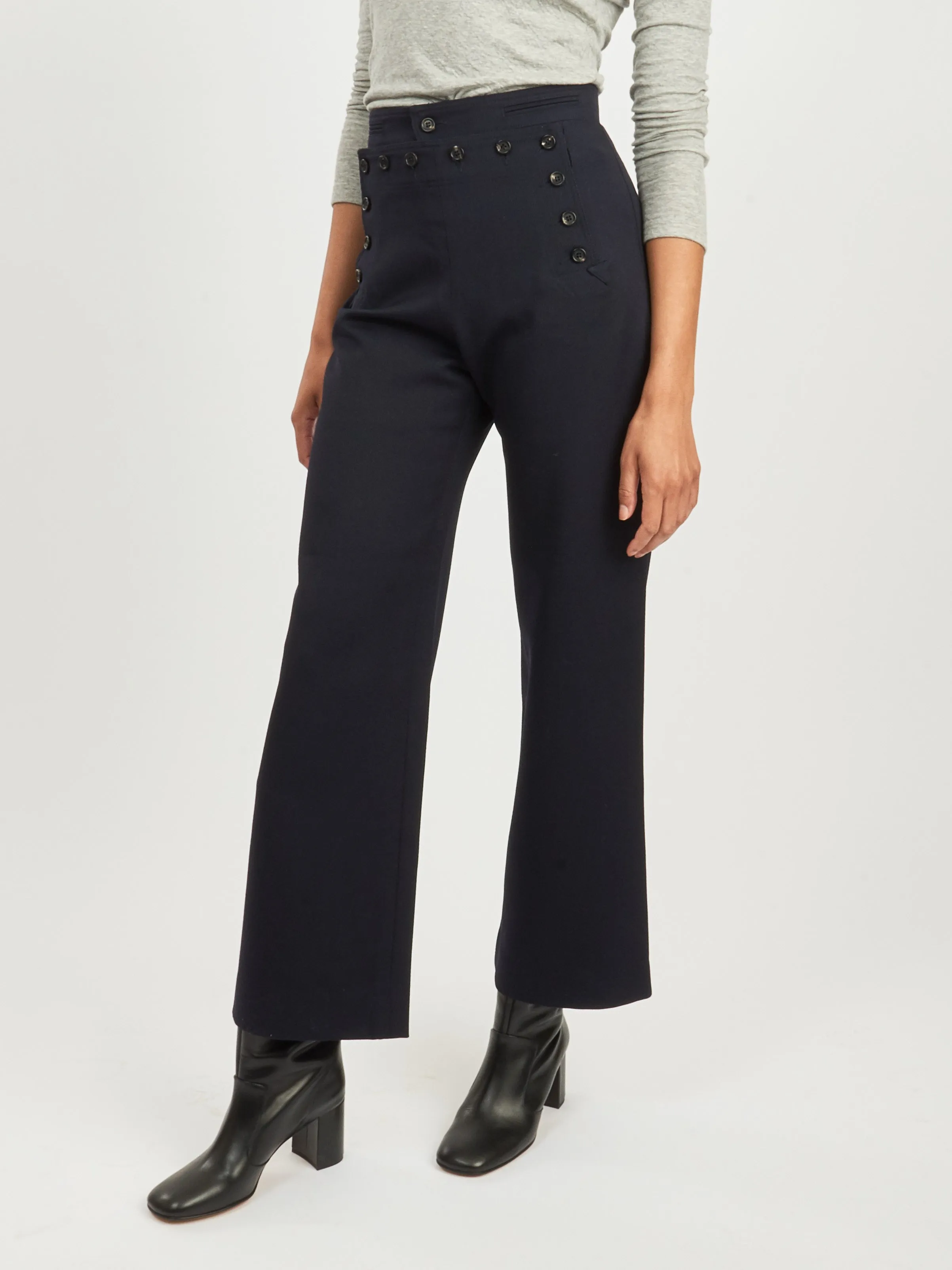 Midnight Sailor Trouser sold by Frances May Houseline product image thumbnail 2