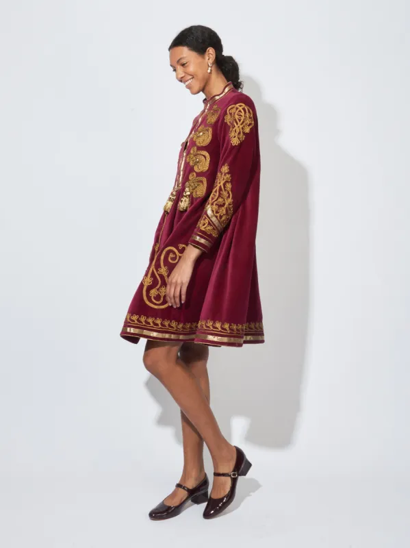 Mauve Rothermel Theater Dress sold by Frances May Houseline