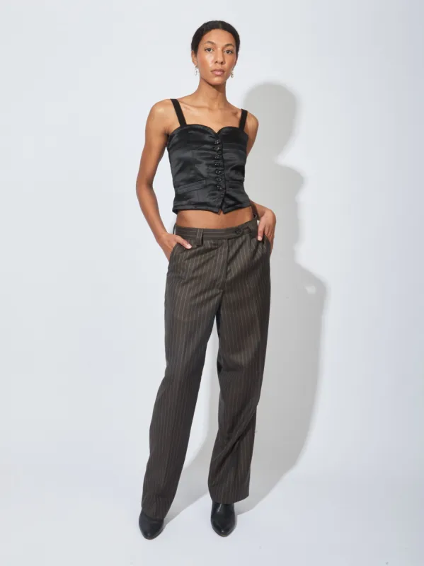 Black Seligman Top made by Frances May Houseline