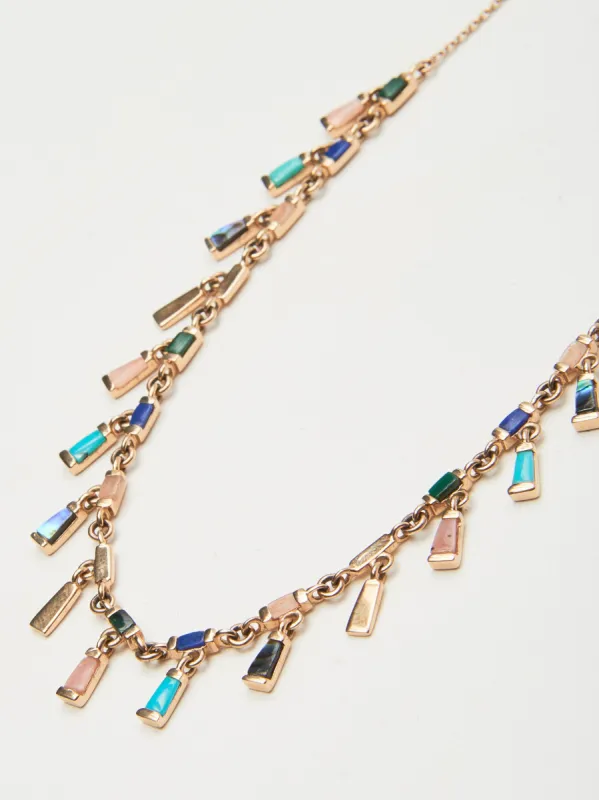Nubia Gem Necklace made by Frances May Houseline