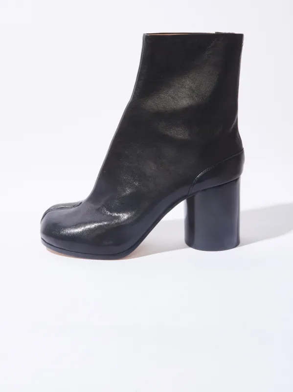 Black High-Heel Tabi Boots made by Maison Margiela