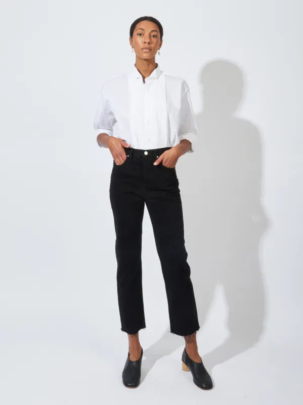 Black Classic Cut Denim sold by Frances May Houseline