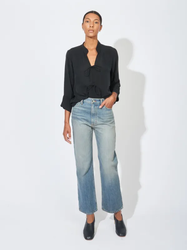 70'S Washed Denim Joni Jeans sold by Frances May Houseline