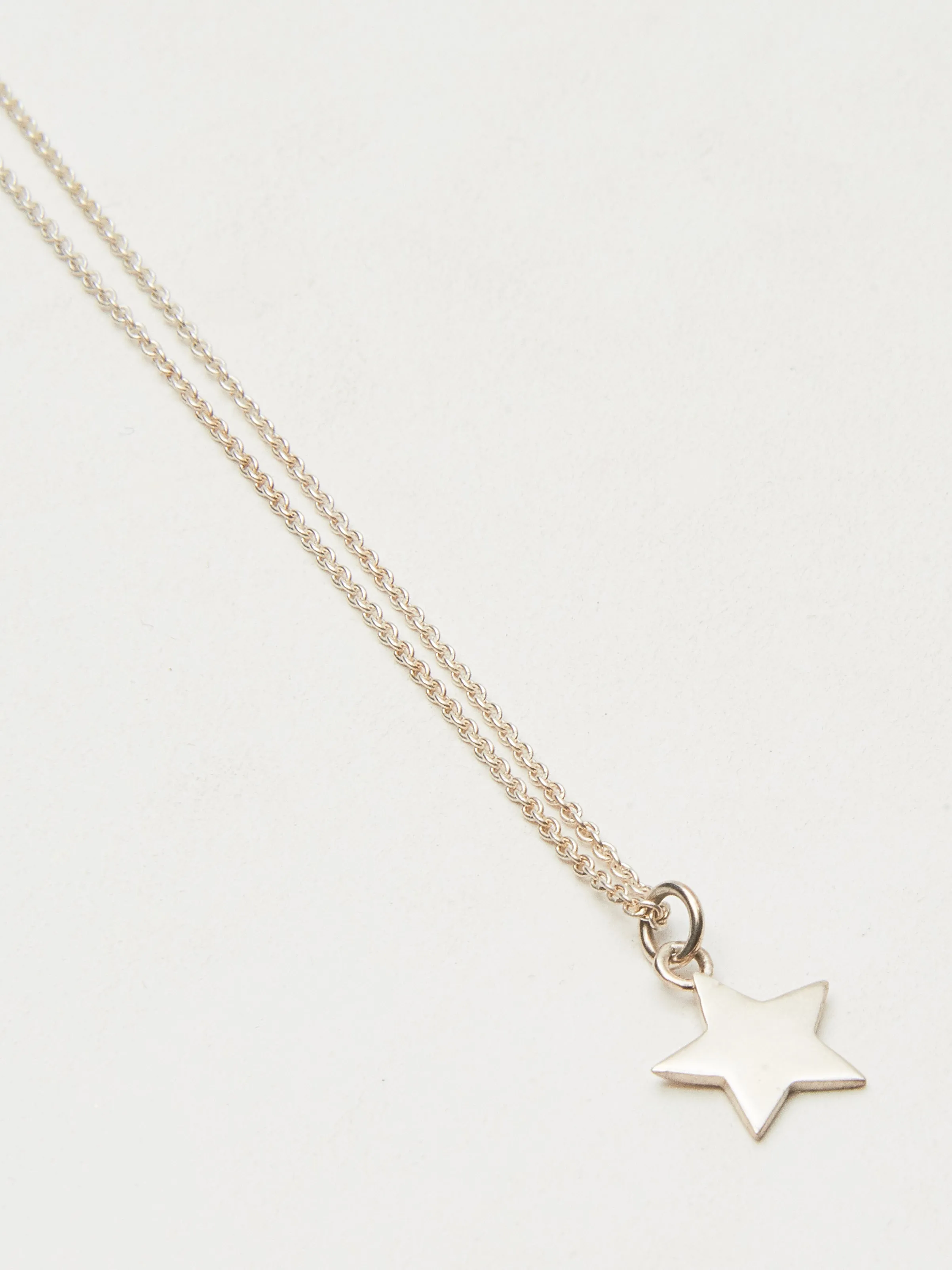 Silver Star Necklace sold by Frances May Houseline product image thumbnail 5