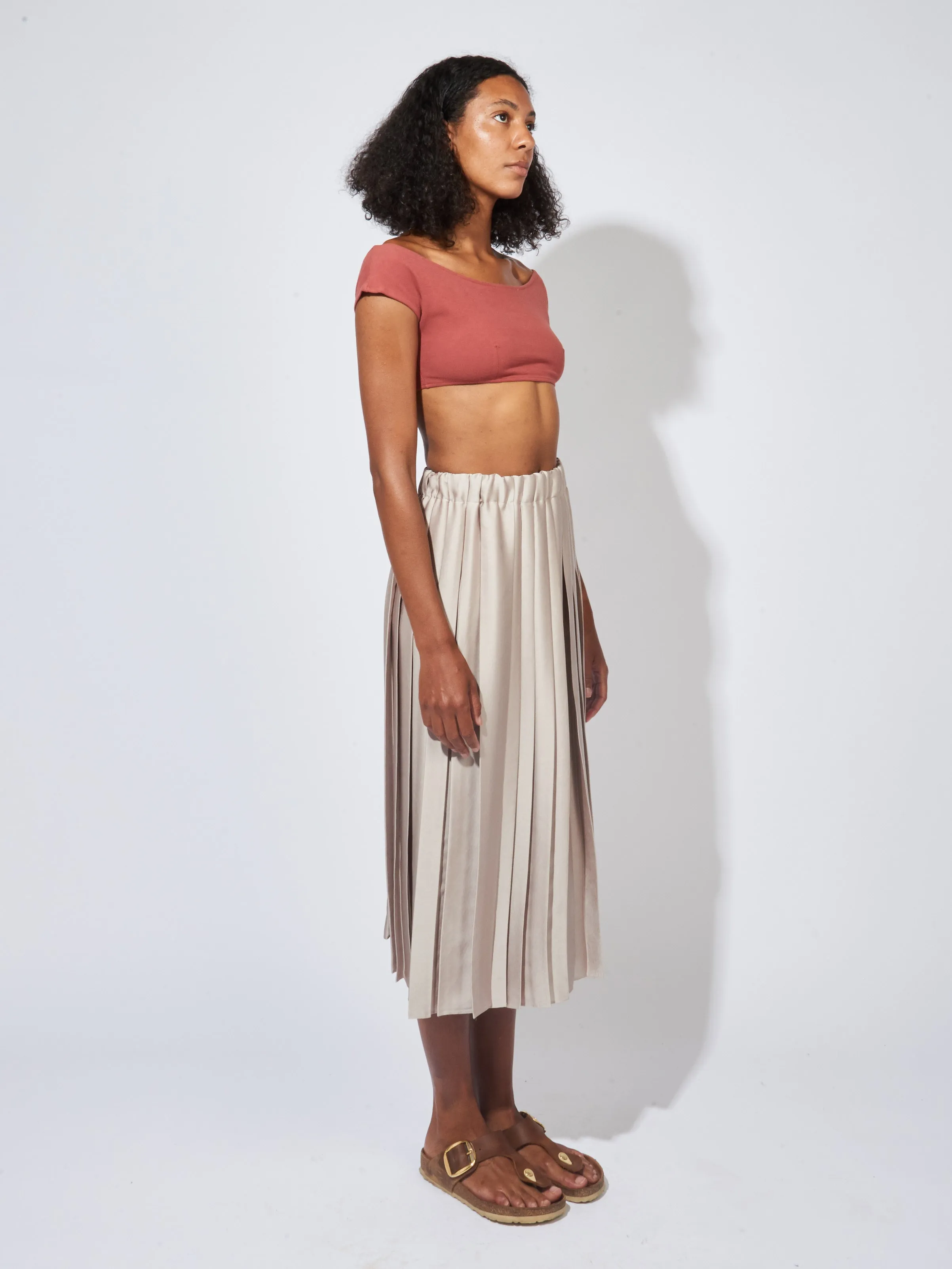 Red Clay Salinas Crop Top sold by Frances May Houseline product image thumbnail 4