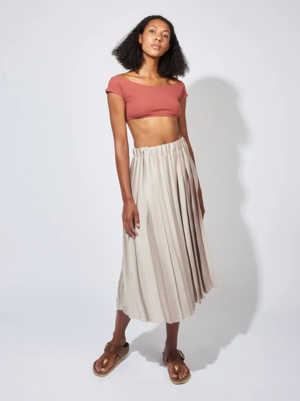 Red Clay Salinas Crop Top made by Gil Rodriguez