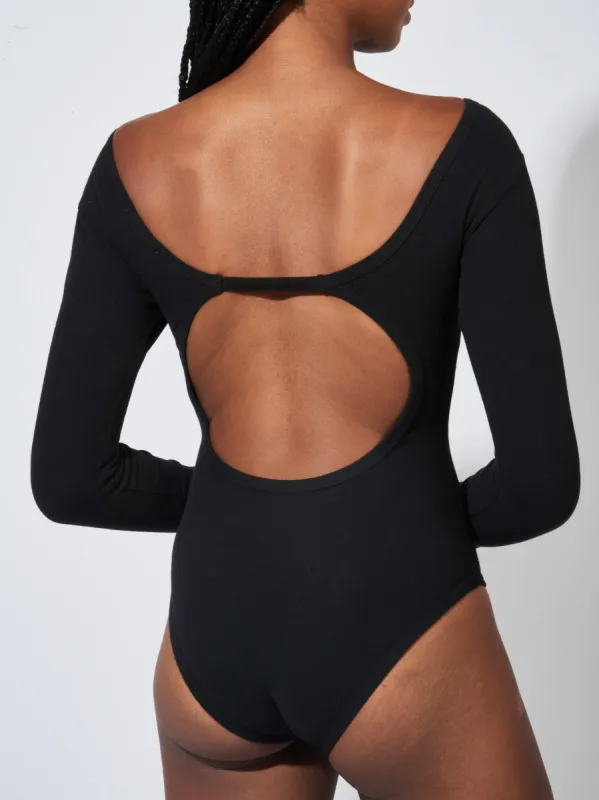 Black La Scala Bodysuit made by Gil Rodriguez