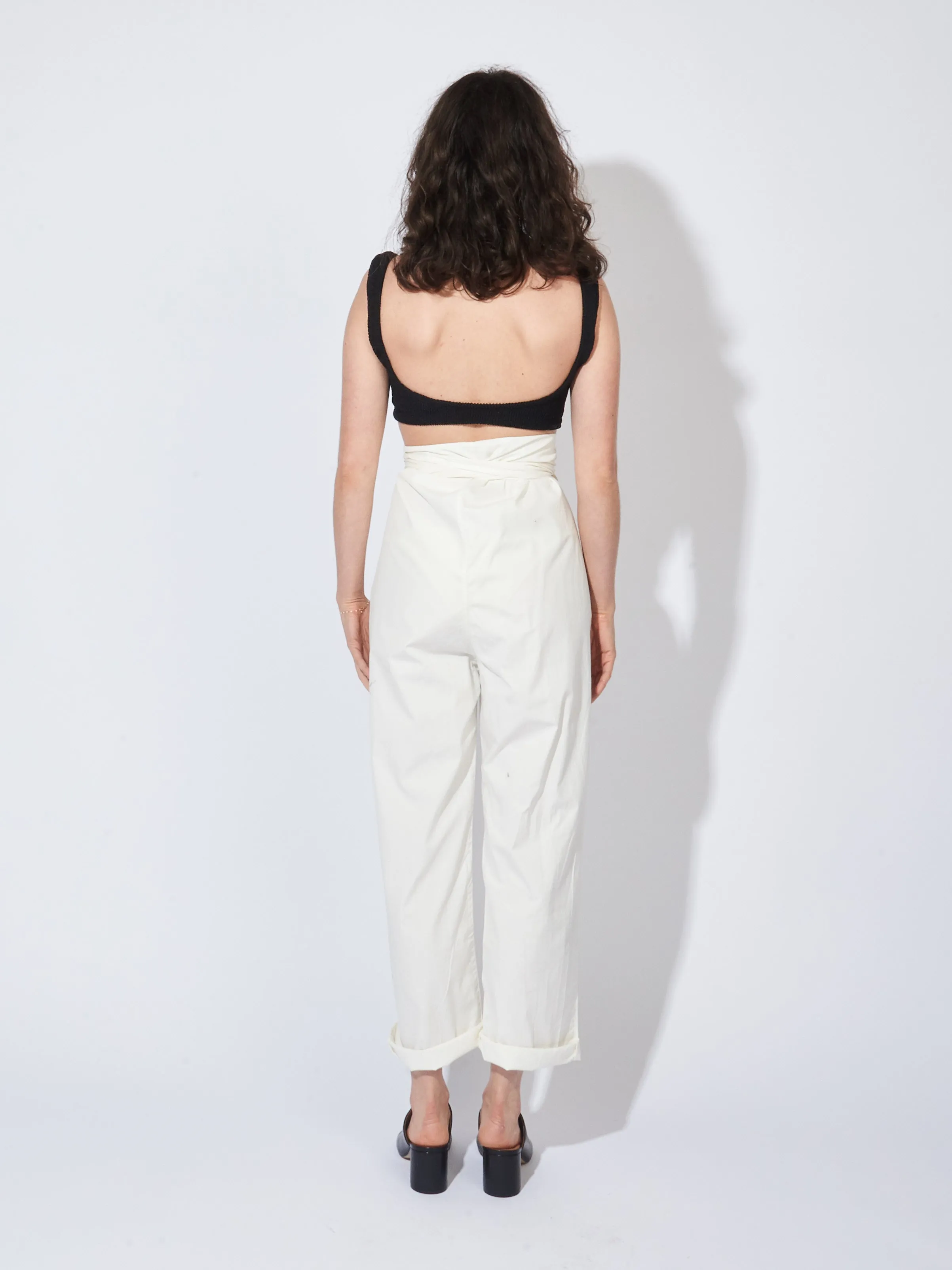 Shell Suvin Cotton Broadcloth Wrapped Pants sold by Frances May Houseline product image thumbnail 5