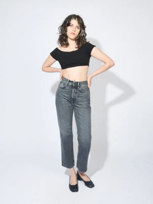 Black Salinas Crop Top sold by Frances May Houseline