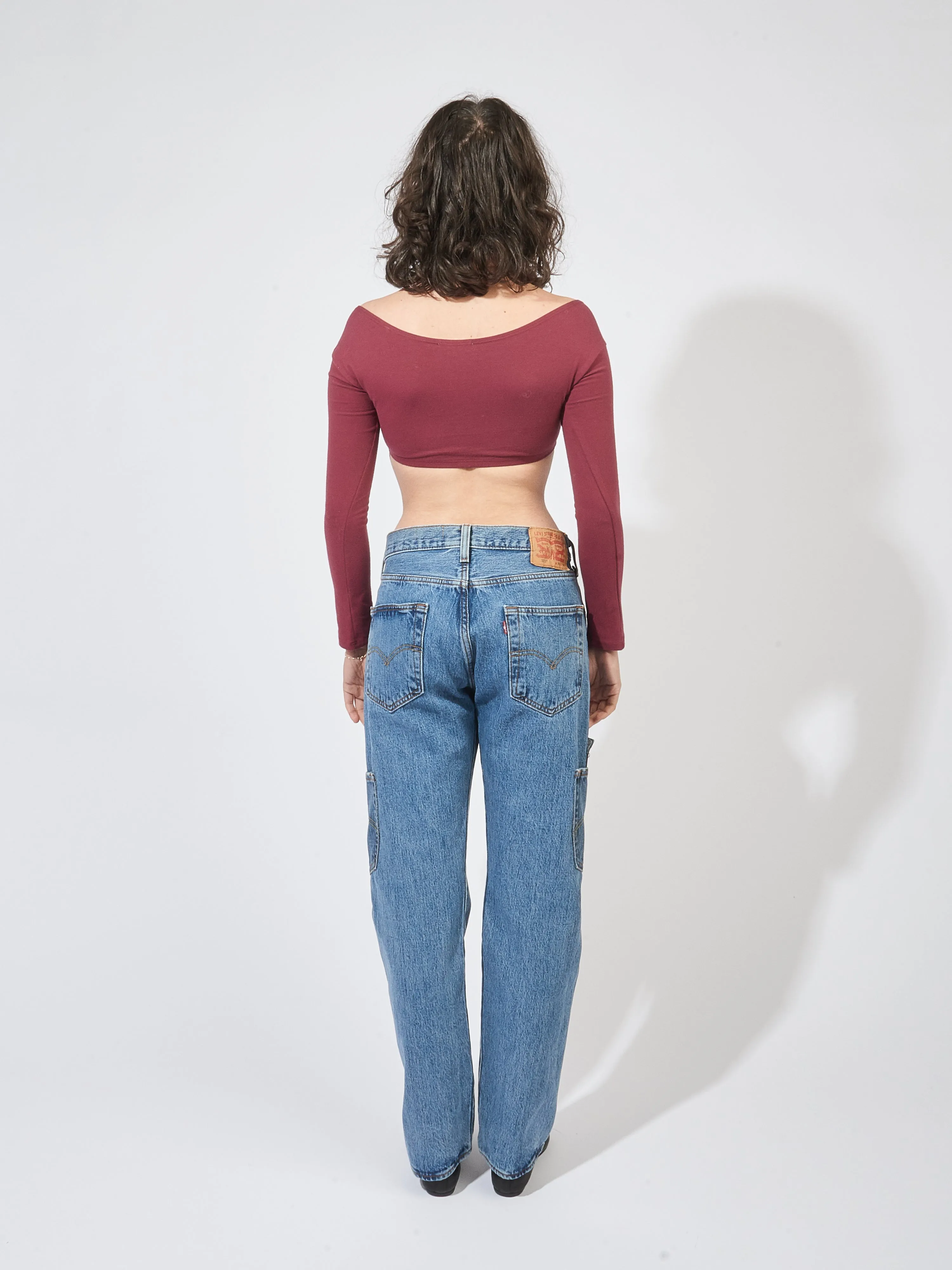 Port El Tigre Chiquito L/S Crop Top sold by Frances May Houseline product image thumbnail 5